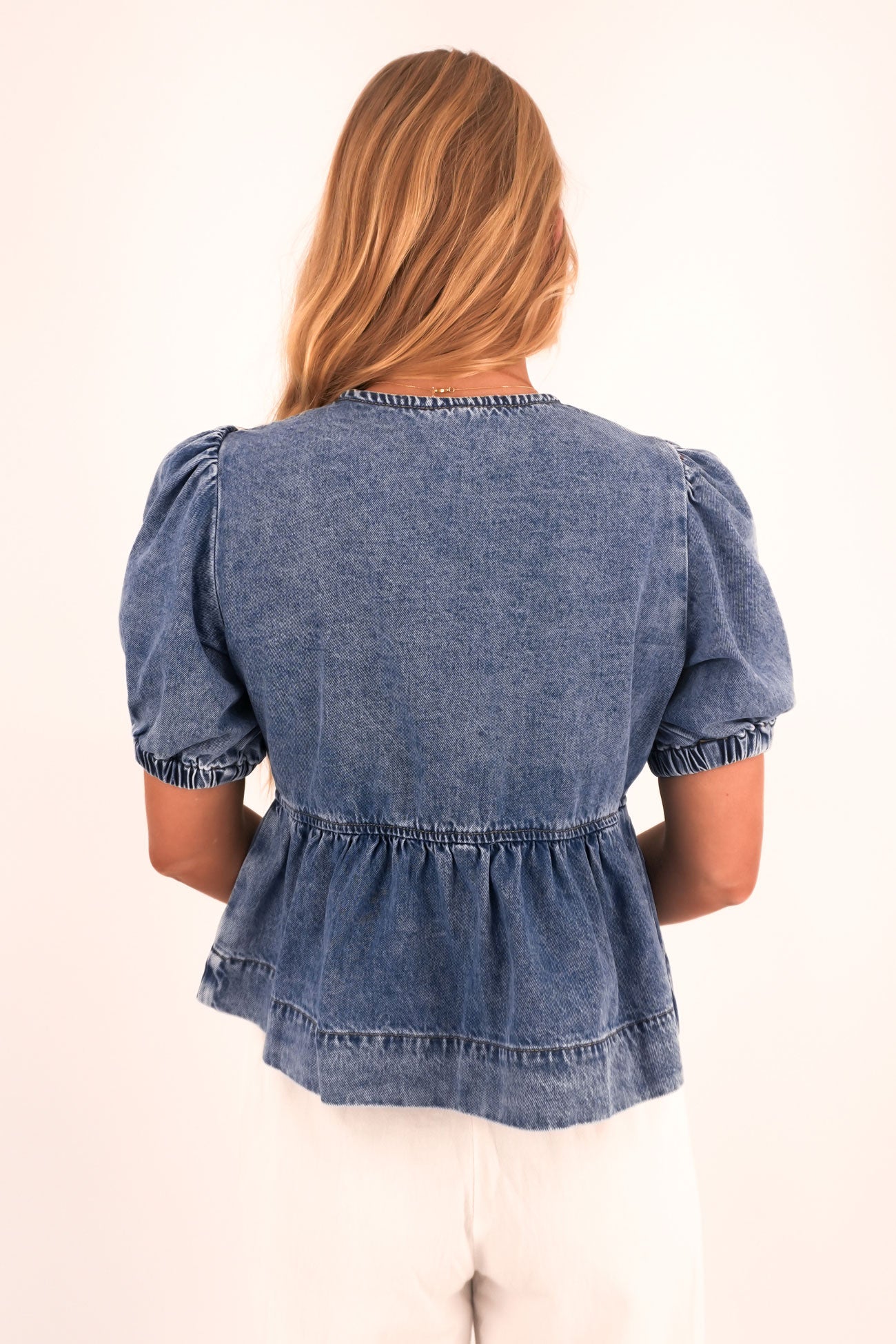 Amalie Tie Top Light Blue