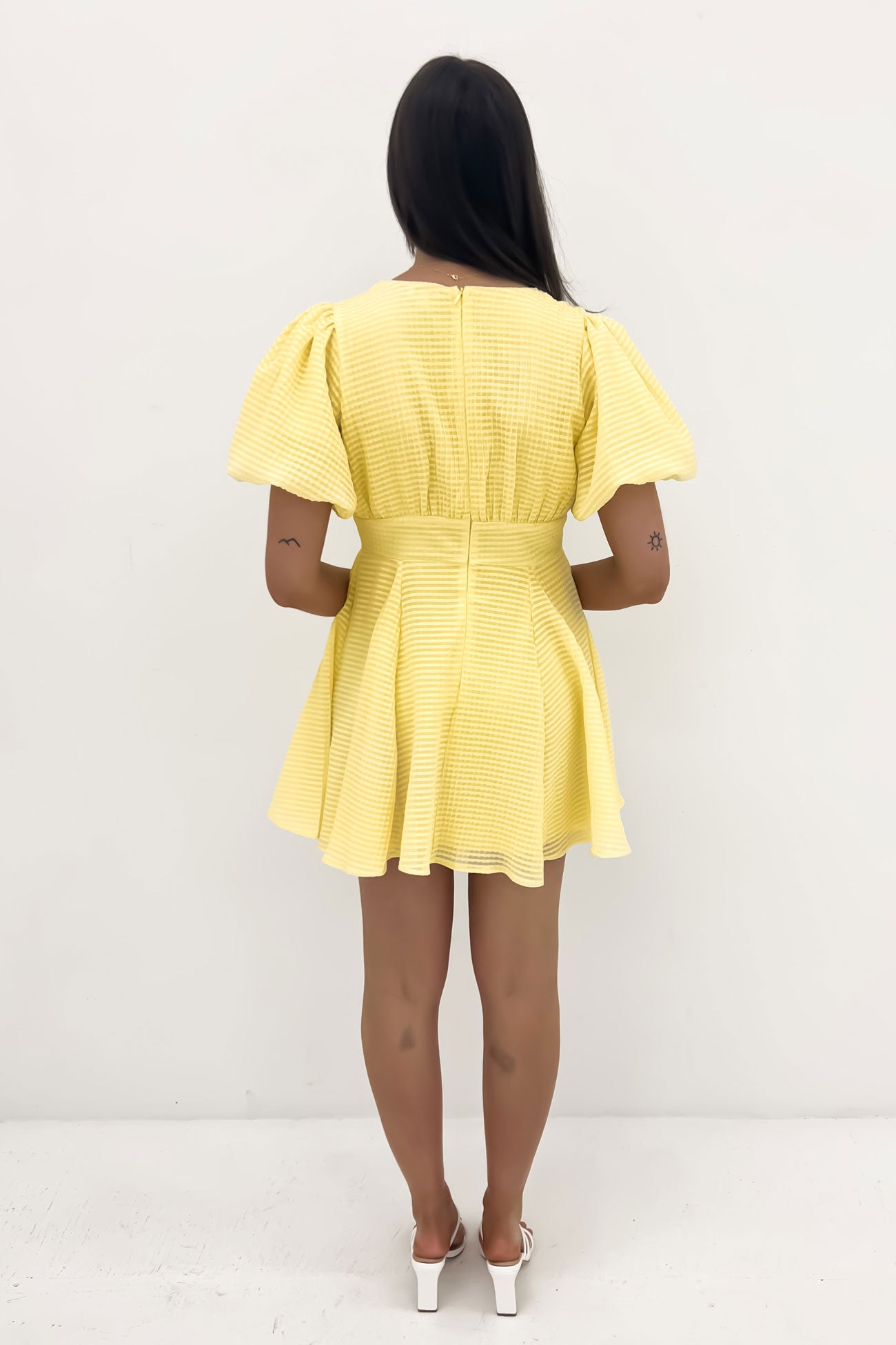 Amanda Mini Dress Yellow