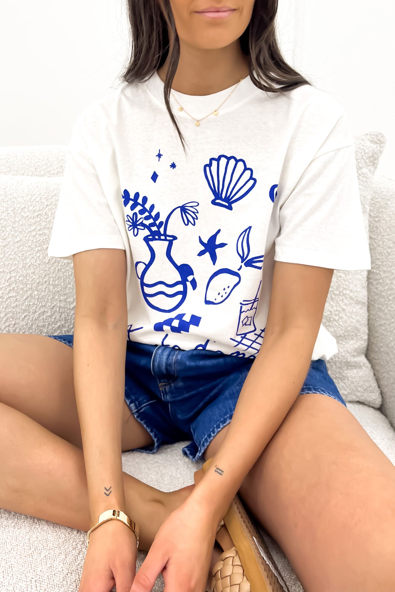 Amore Standard Tee Vintage White