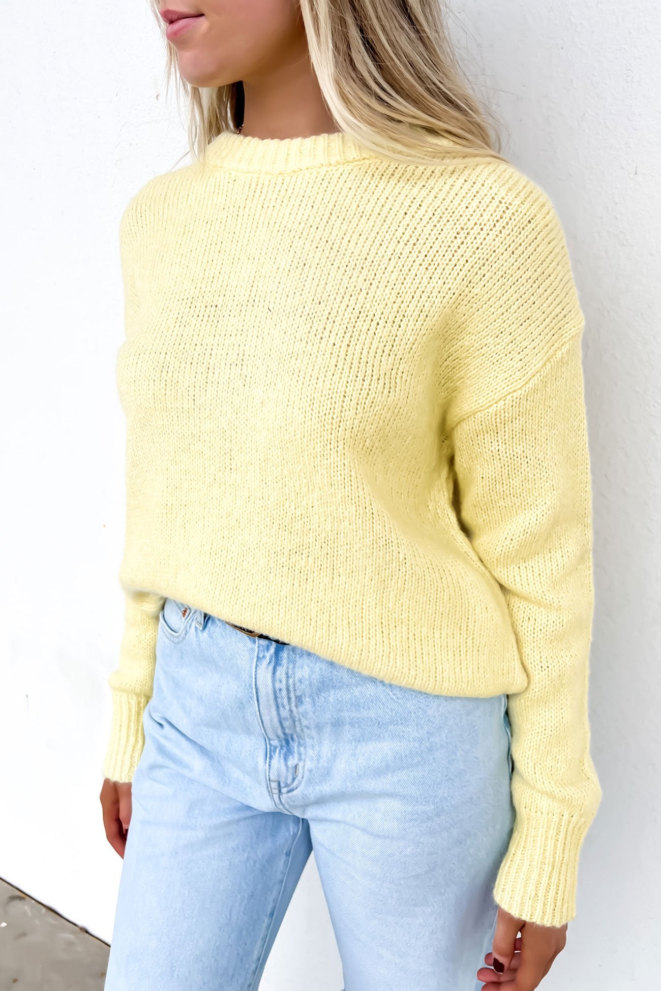 Annie Knit Jumper Lemon