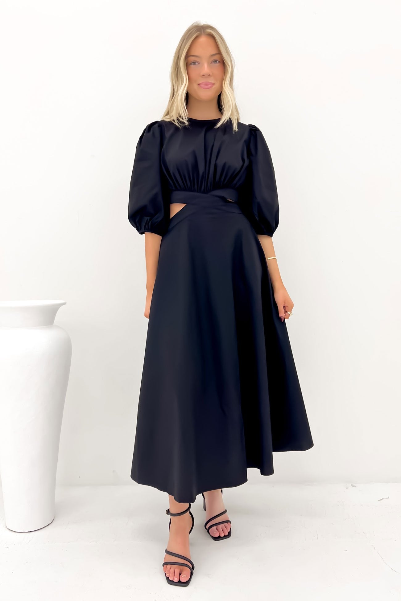 AVA dress - BLACK