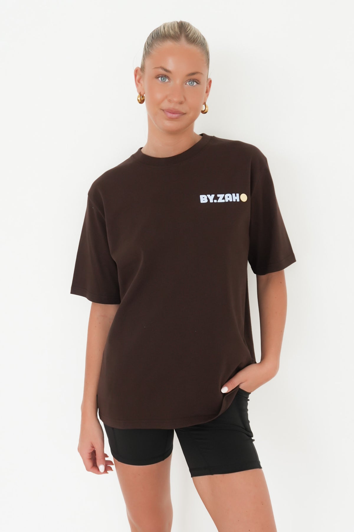 Avara Oversized Tee Chocolate