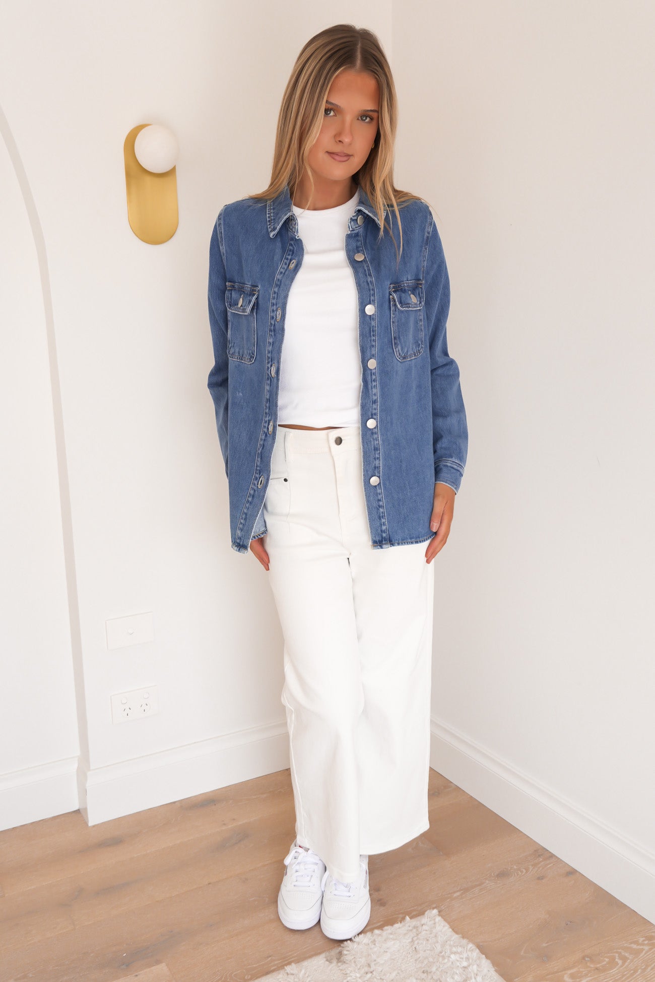 Aveline Denim Shirt Classic Blue