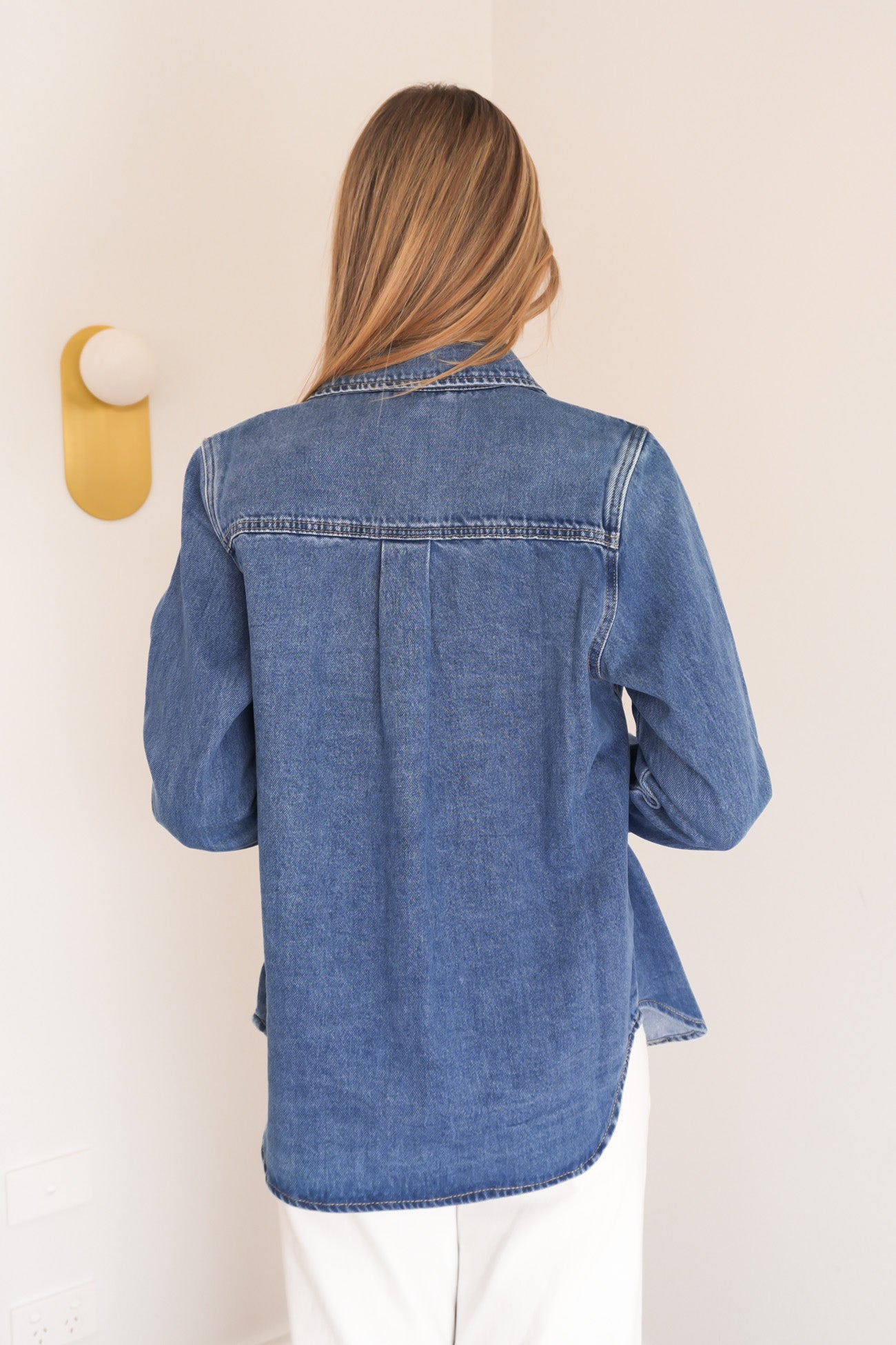Aveline Denim Shirt Classic Blue
