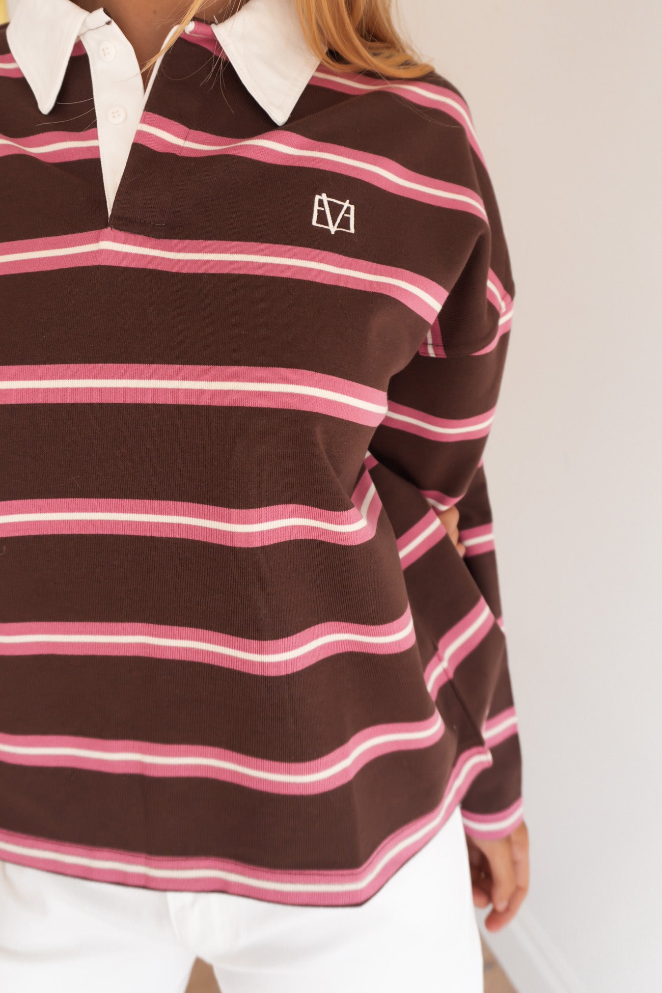 Avery Rugby Top Brown