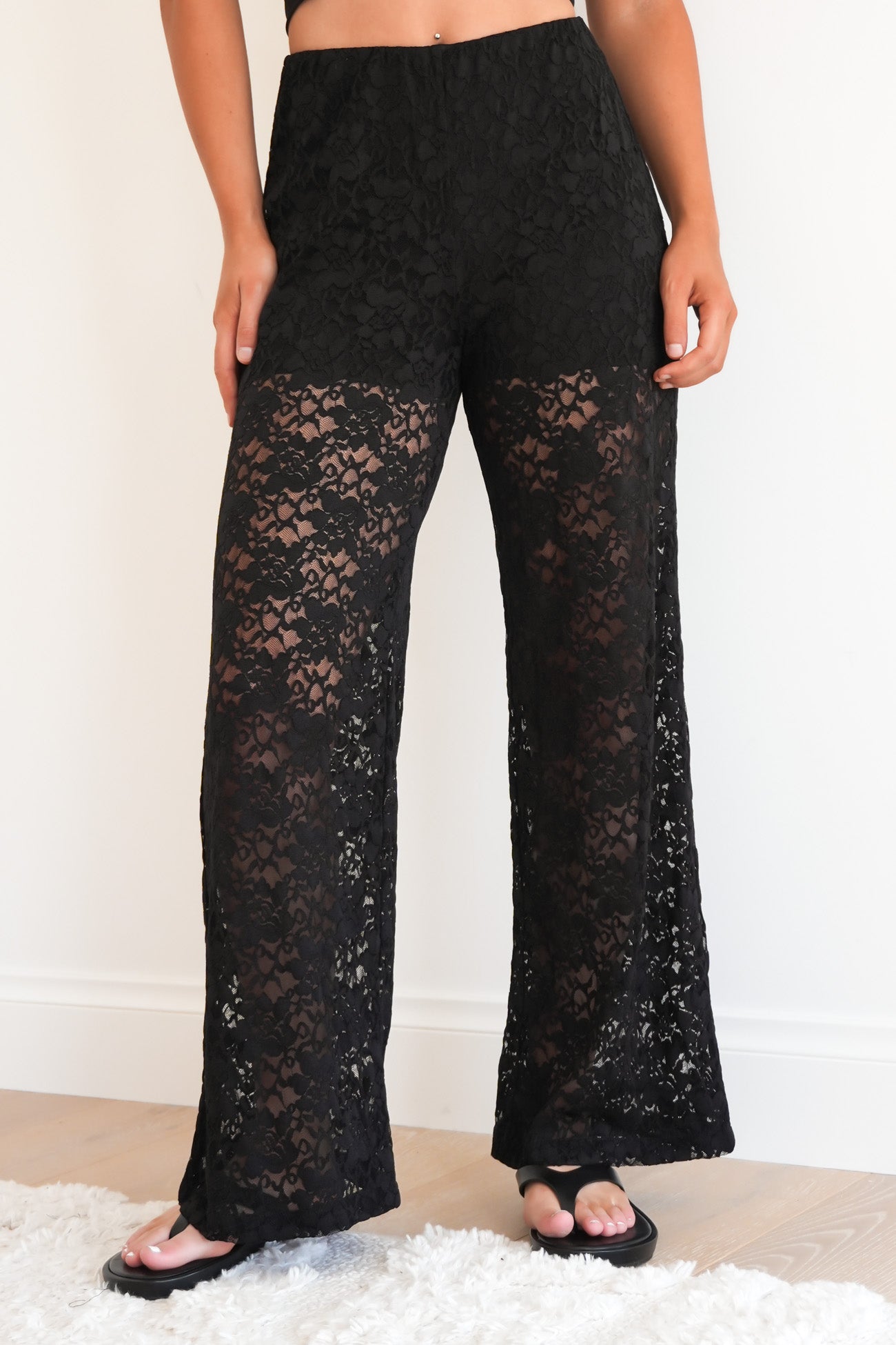 BZ Lace Pant Black