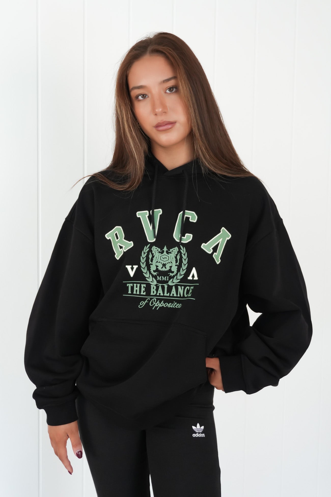 Baggie BF Hoodie Washed Black