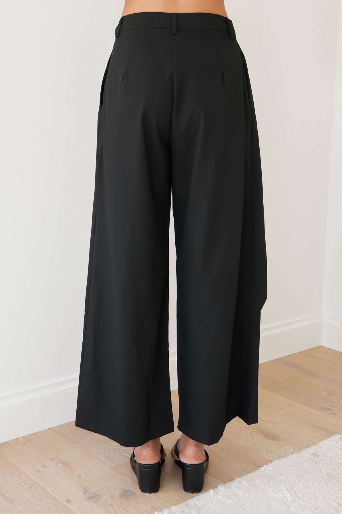 Bailee Asym Pant Black