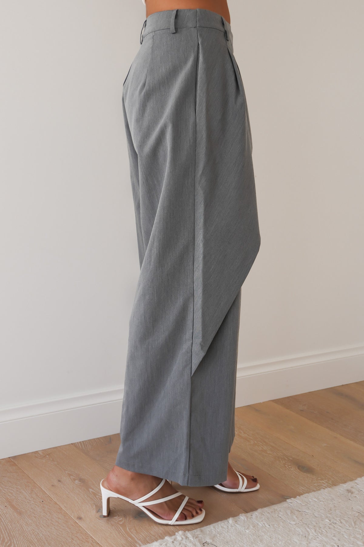 Bailee Asym Pant Grey