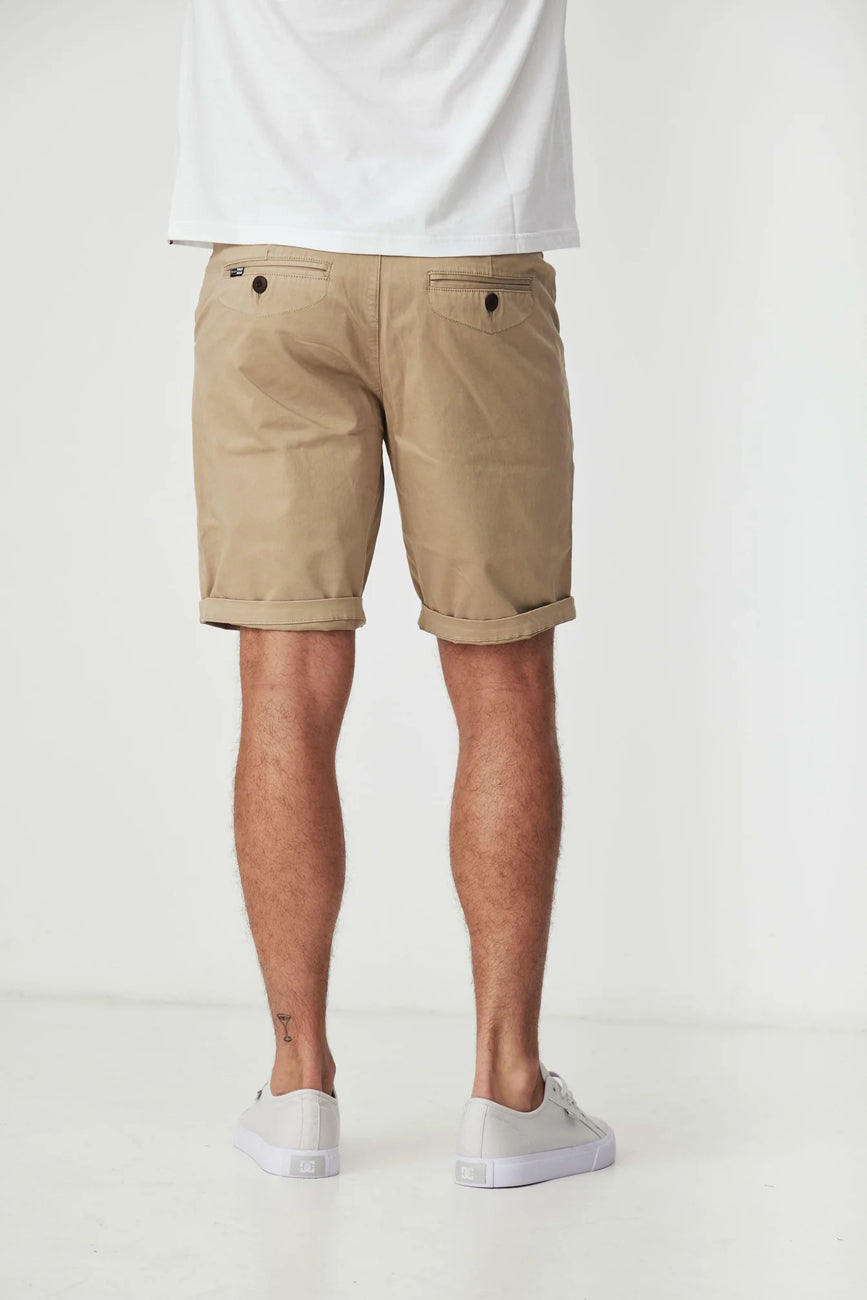 Baker Slim Chino Short Stone