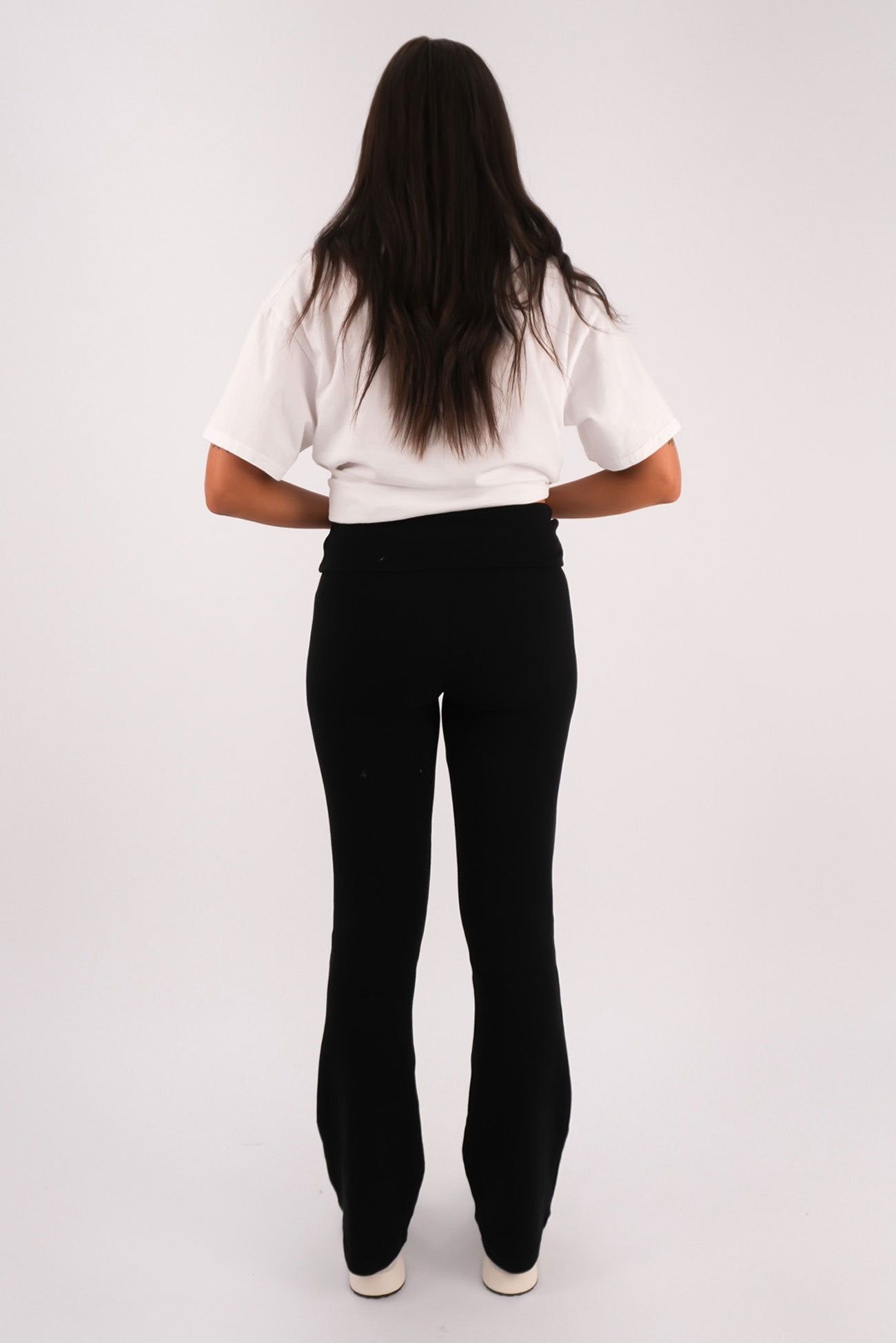 Balance Roll Waist Pant Black