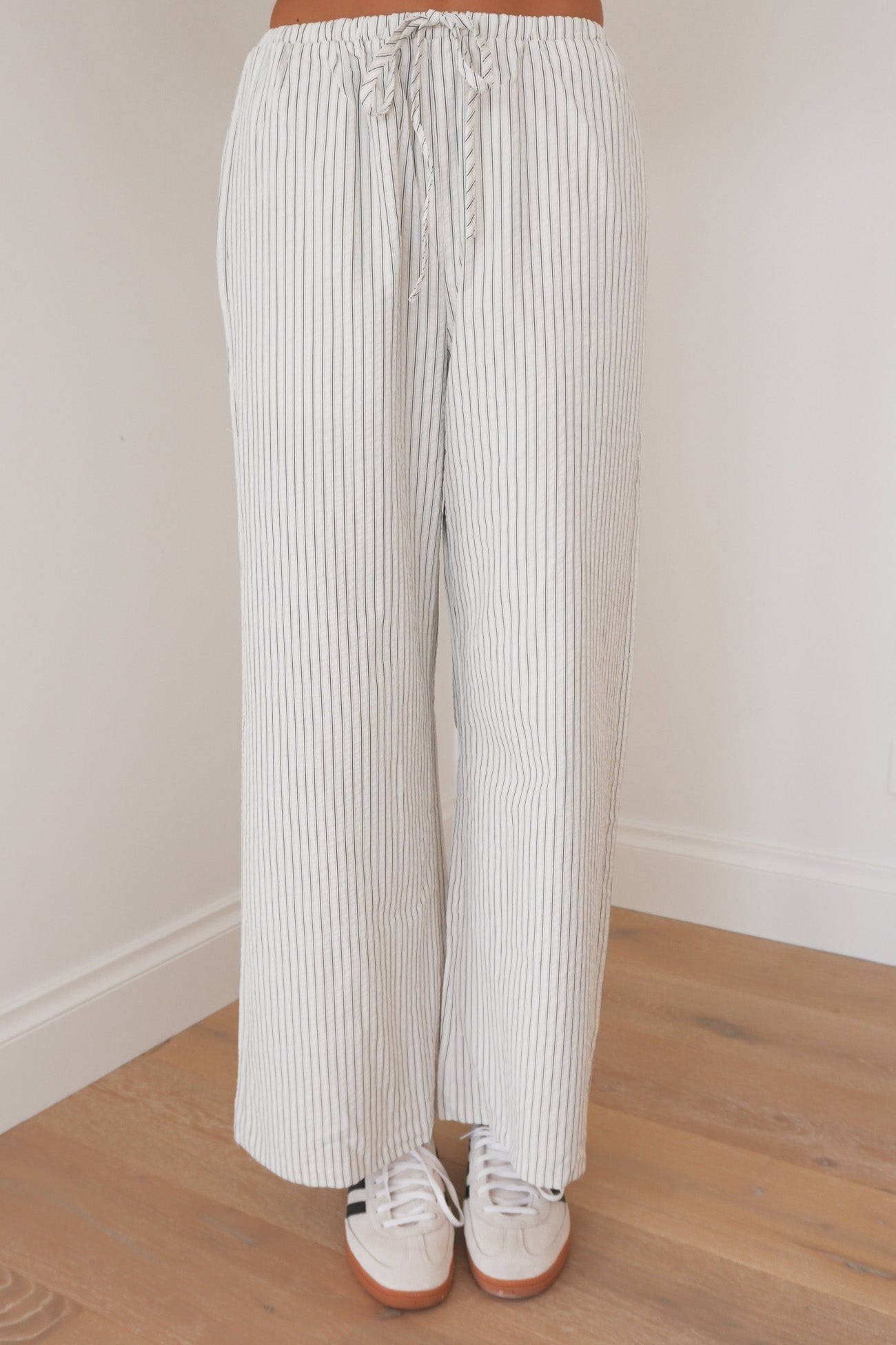 Baylea Pant White Pinstripe
