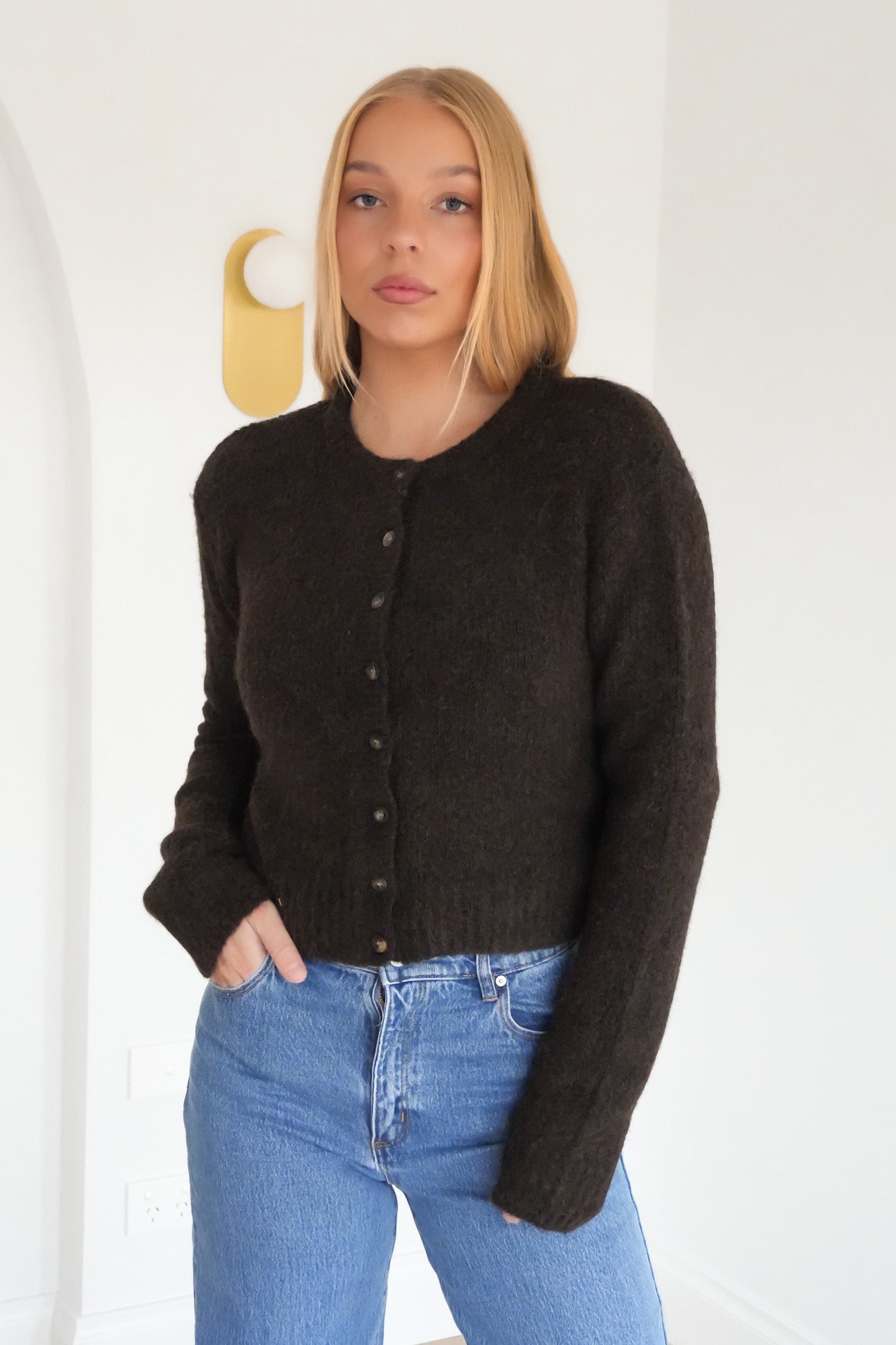 Bayside Cardigan Brown