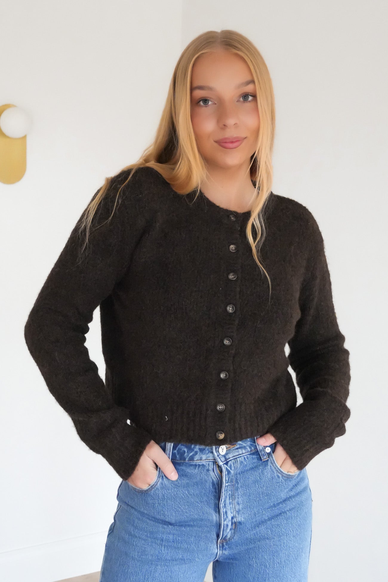 Bayside Cardigan Brown