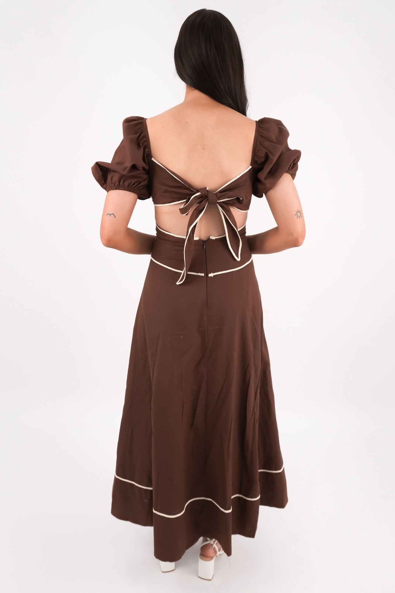 Becker Maxi Dress Chocolate