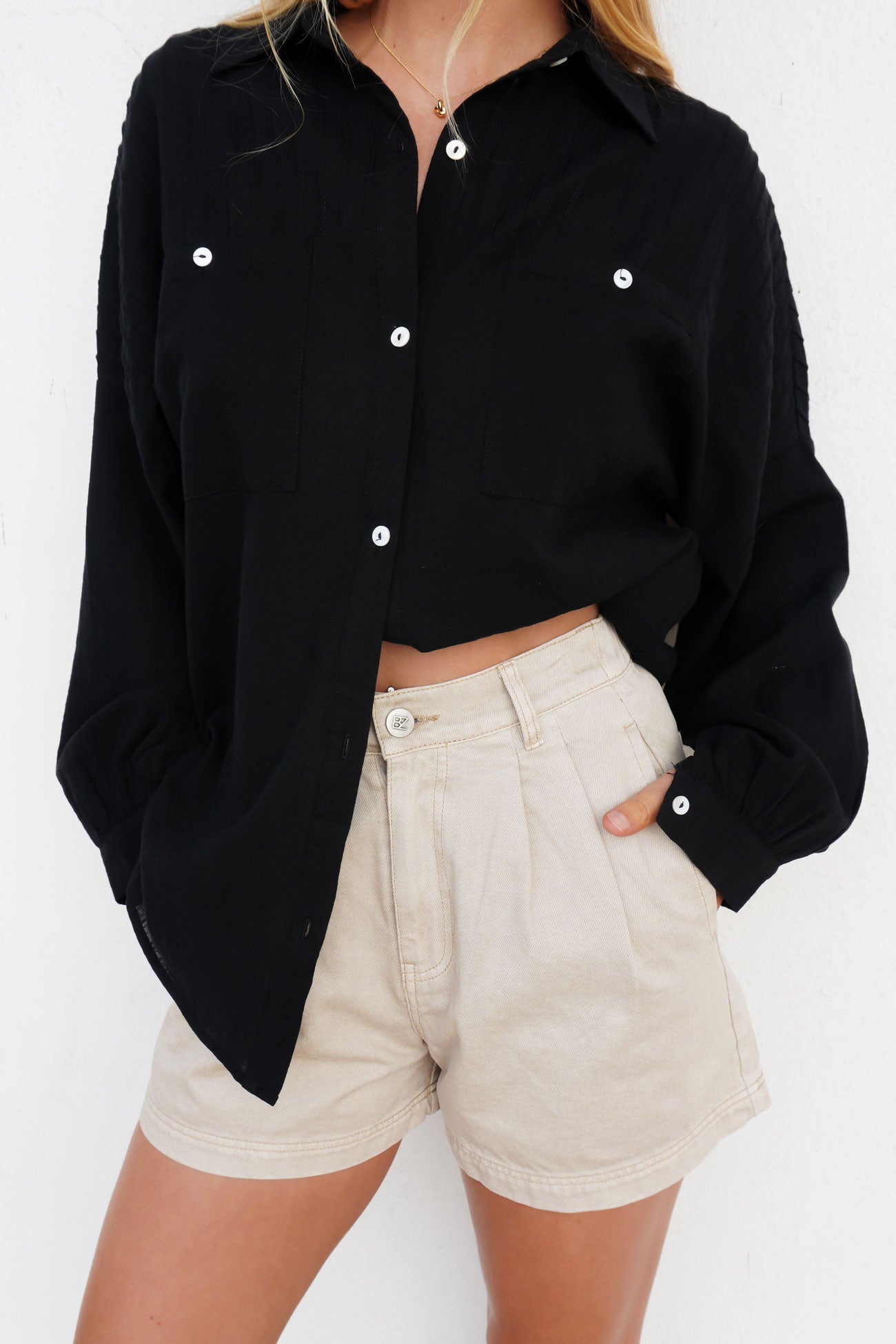 Belle Shirt Black