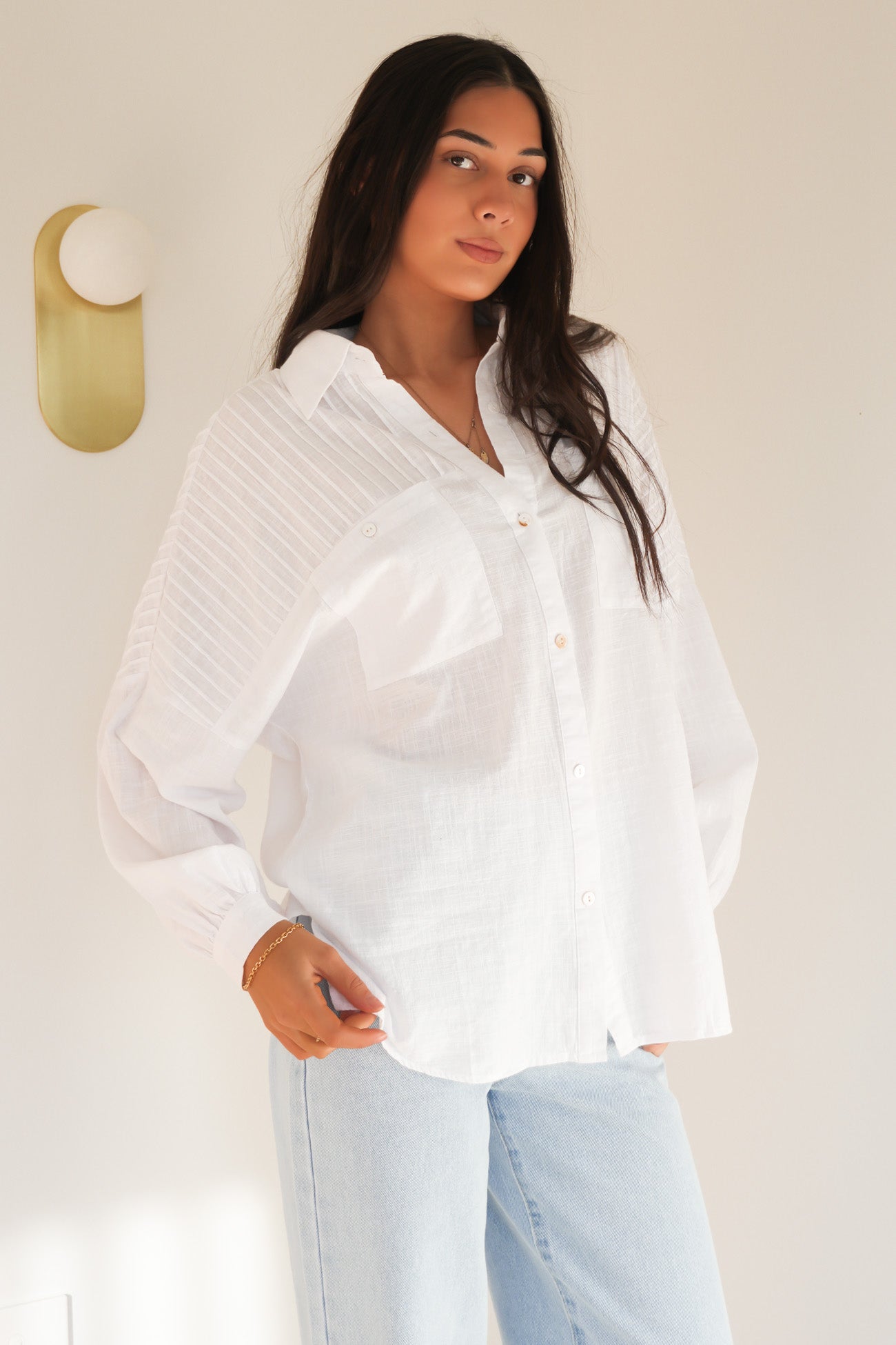 Belle Shirt White