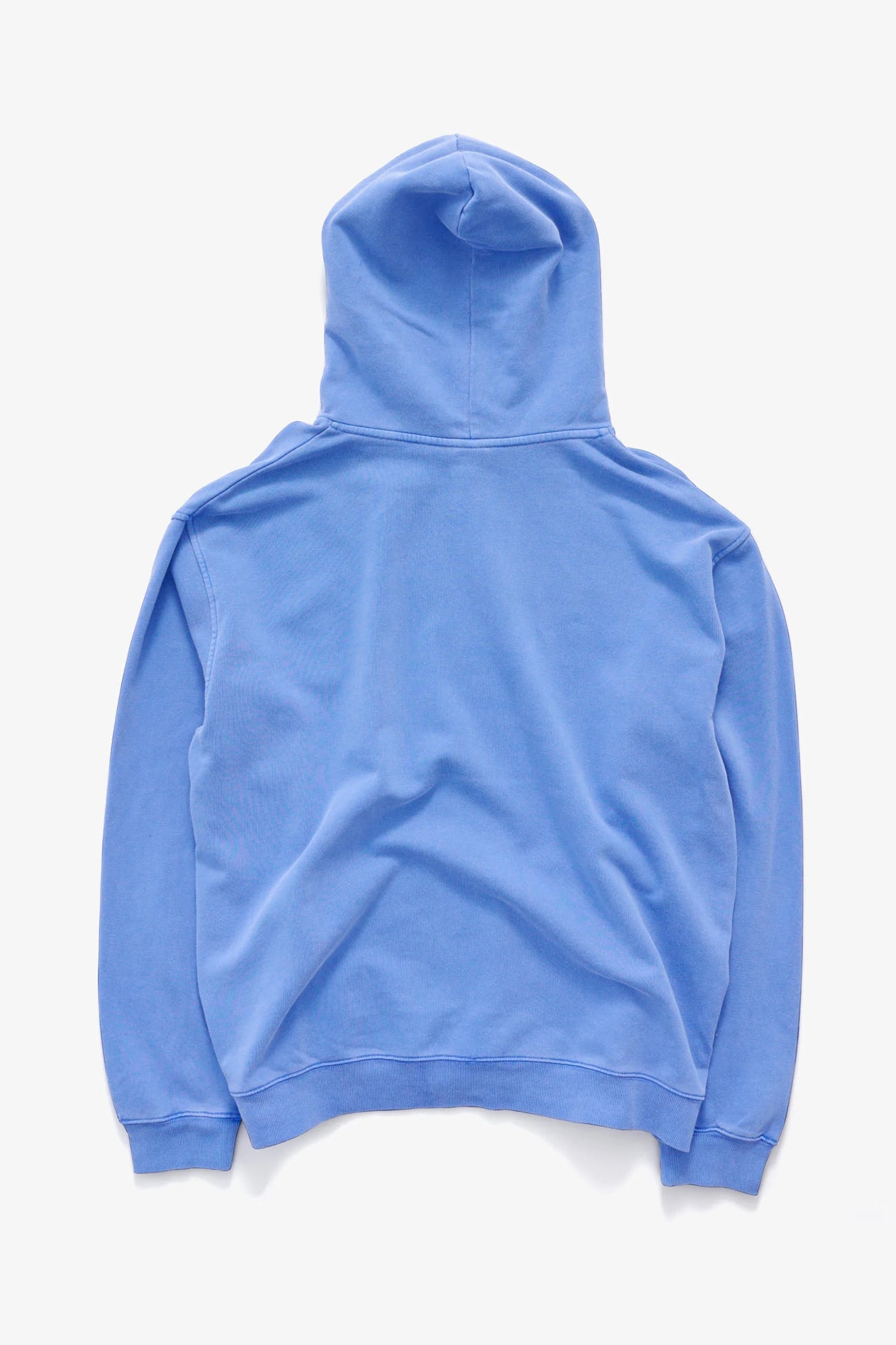 Big Block Pullover Hoodie Overdye Blue
