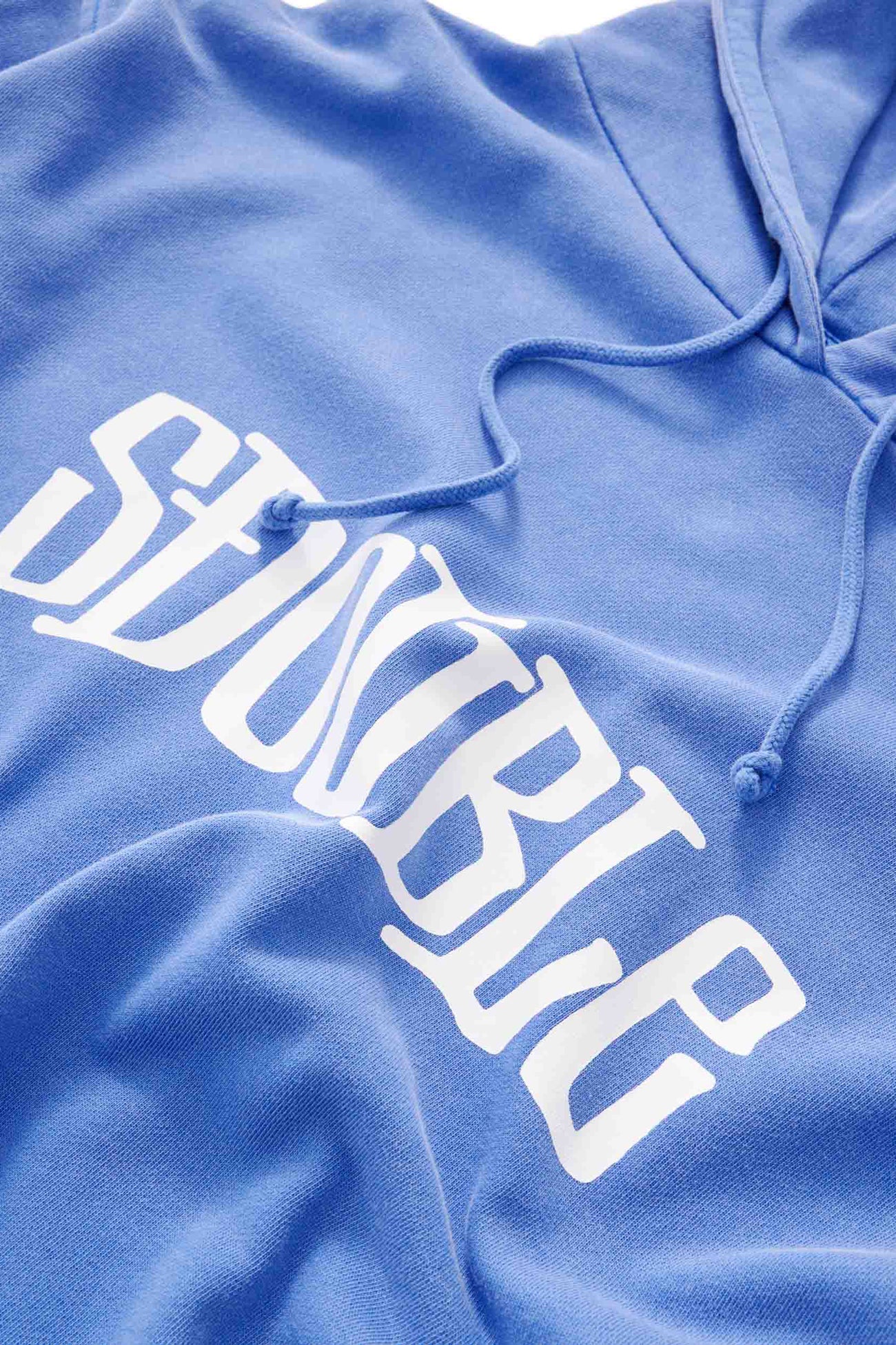 Big Block Pullover Hoodie Overdye Blue