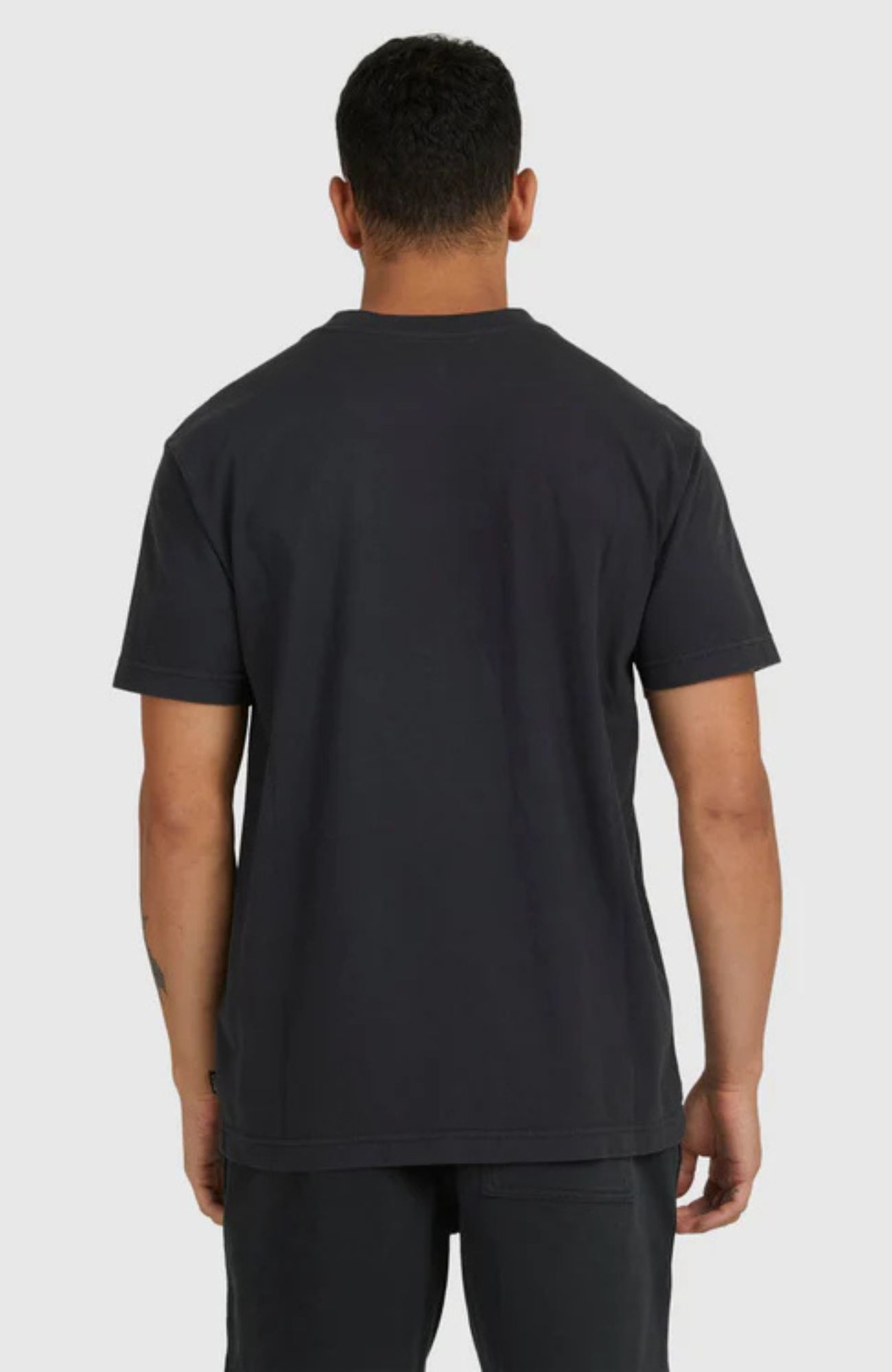 Big RVCA Washed Short Sleeve Tee RVCA Black