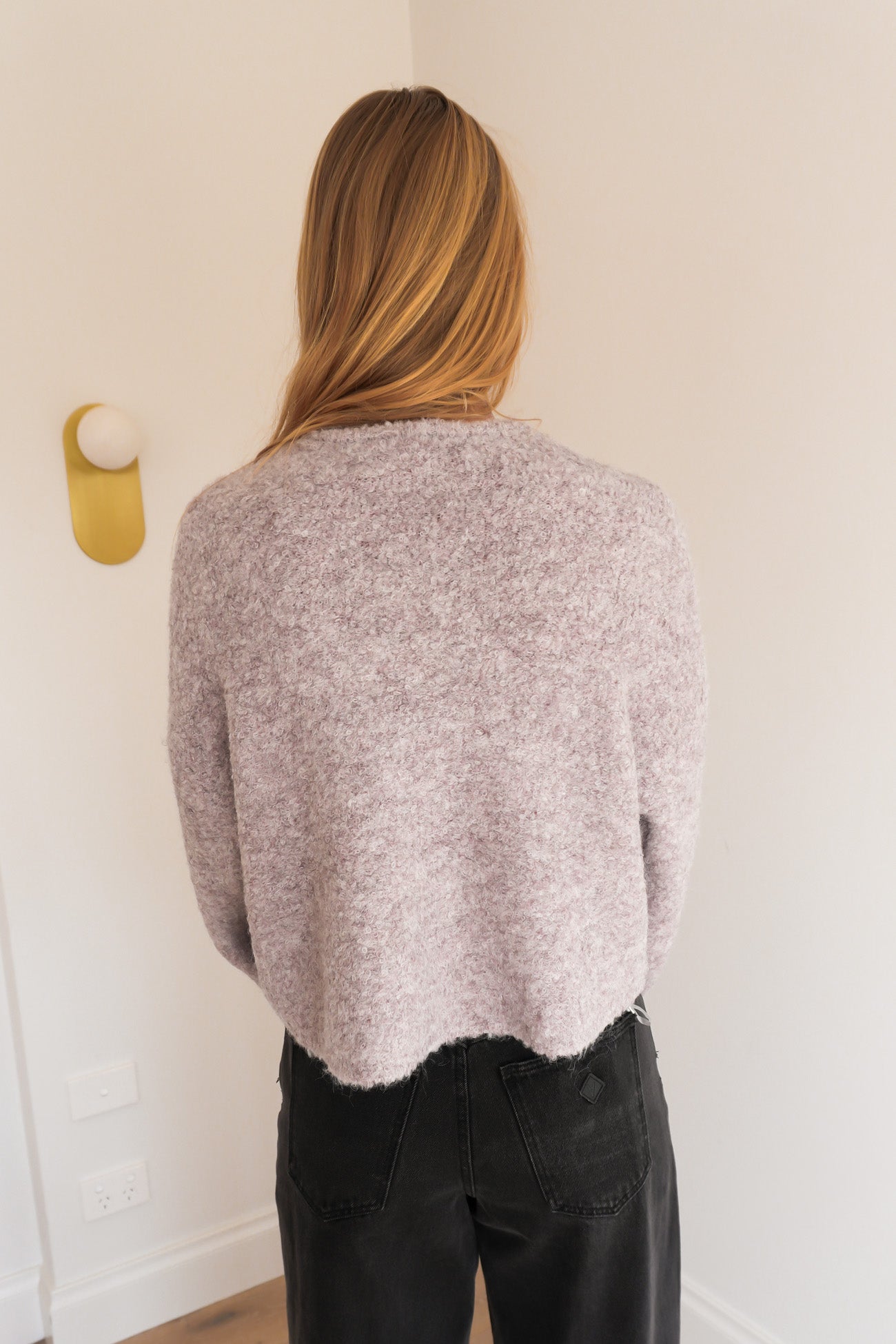 Billie Boucle Knit Lavender