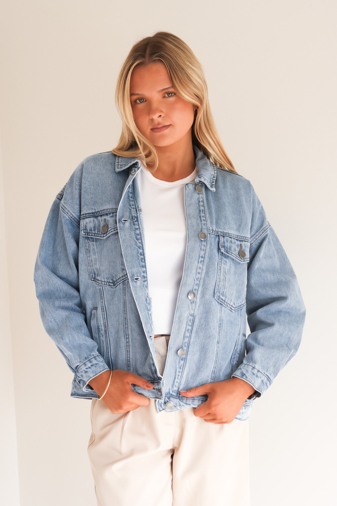 Blair Denim Jacket Light Blue