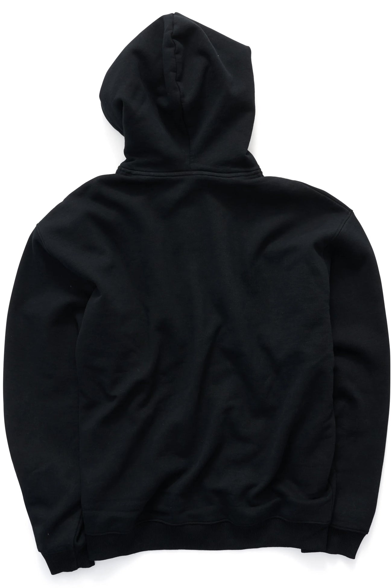 Block Zip Hoodie Black