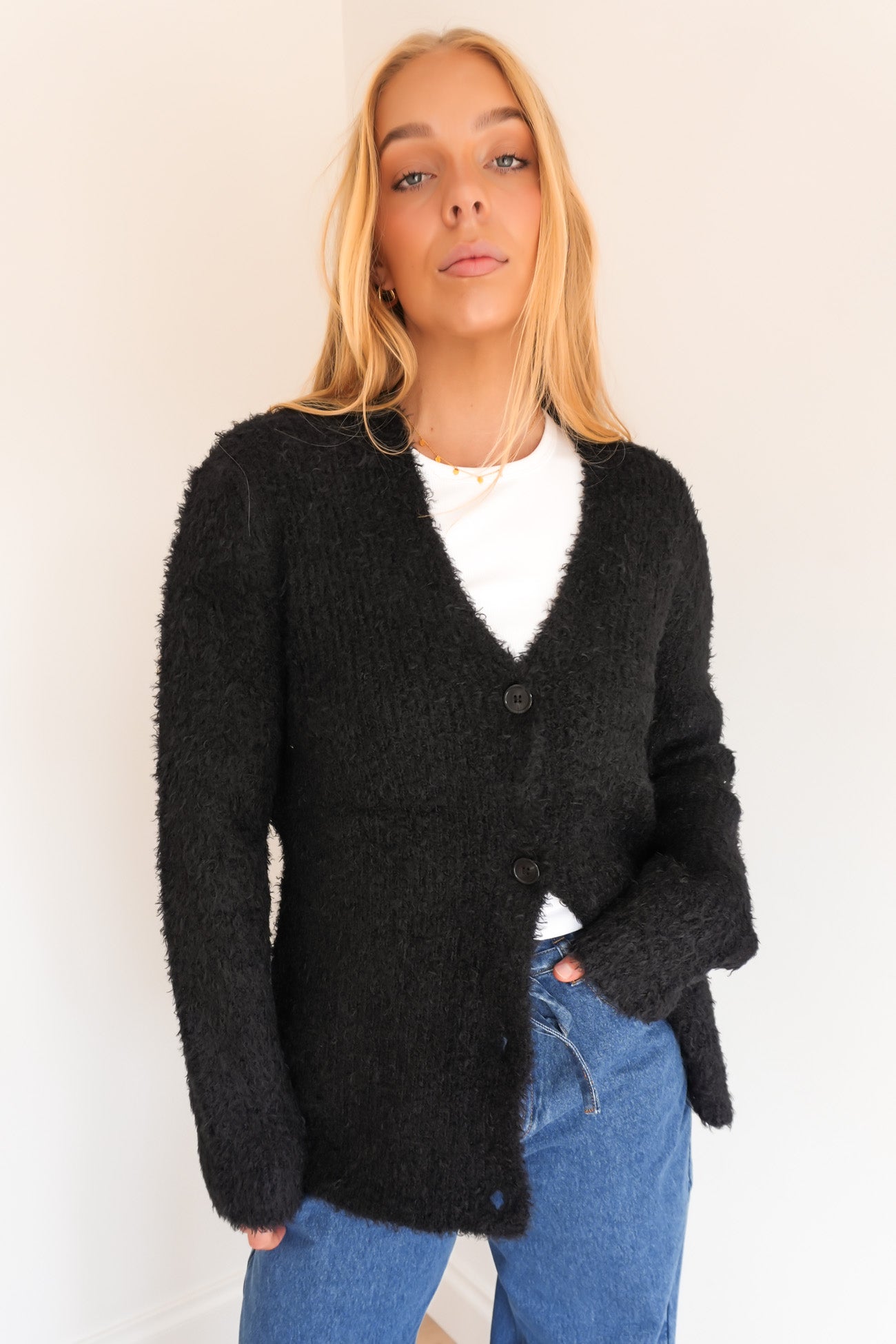 Blume Oversized Cardigan Black