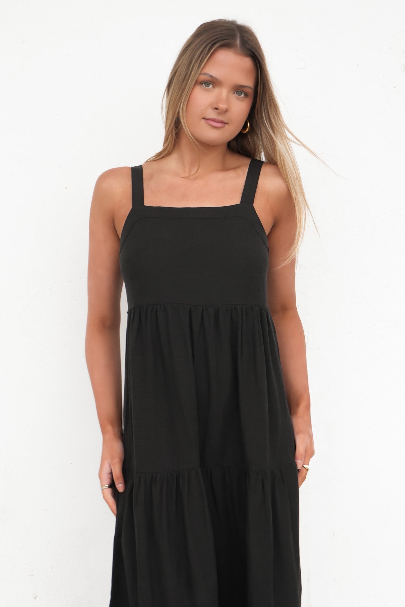 Boa Maxi Dress Black