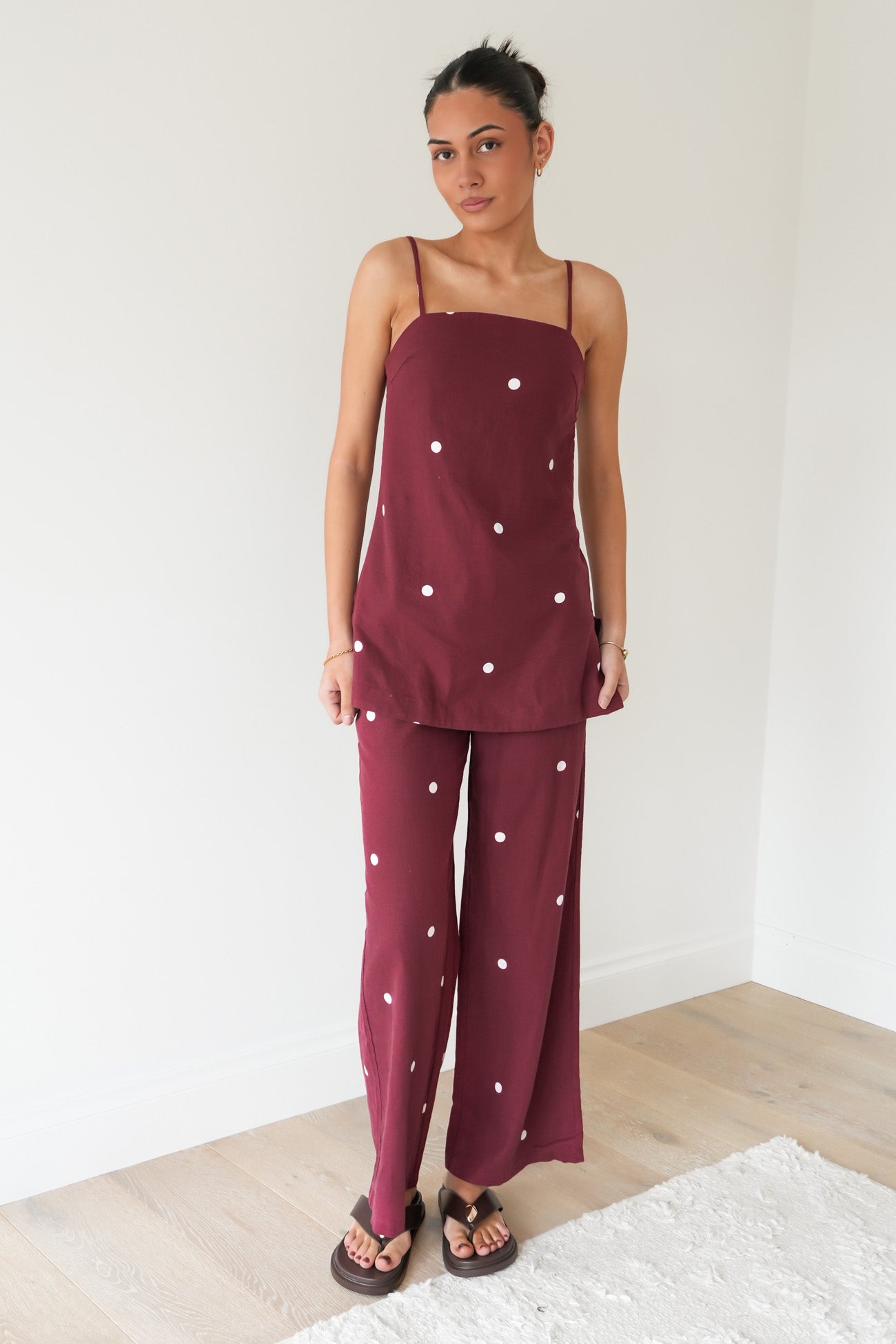 Bordeaux Tunic Top Cherry