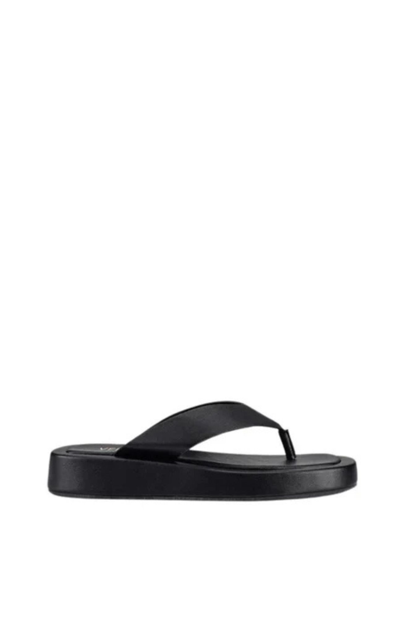 Bouncer II Flatform Thongs Black Smooth