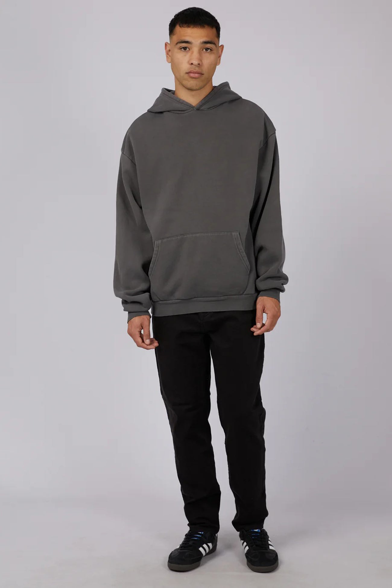 Box Hoodie Coal