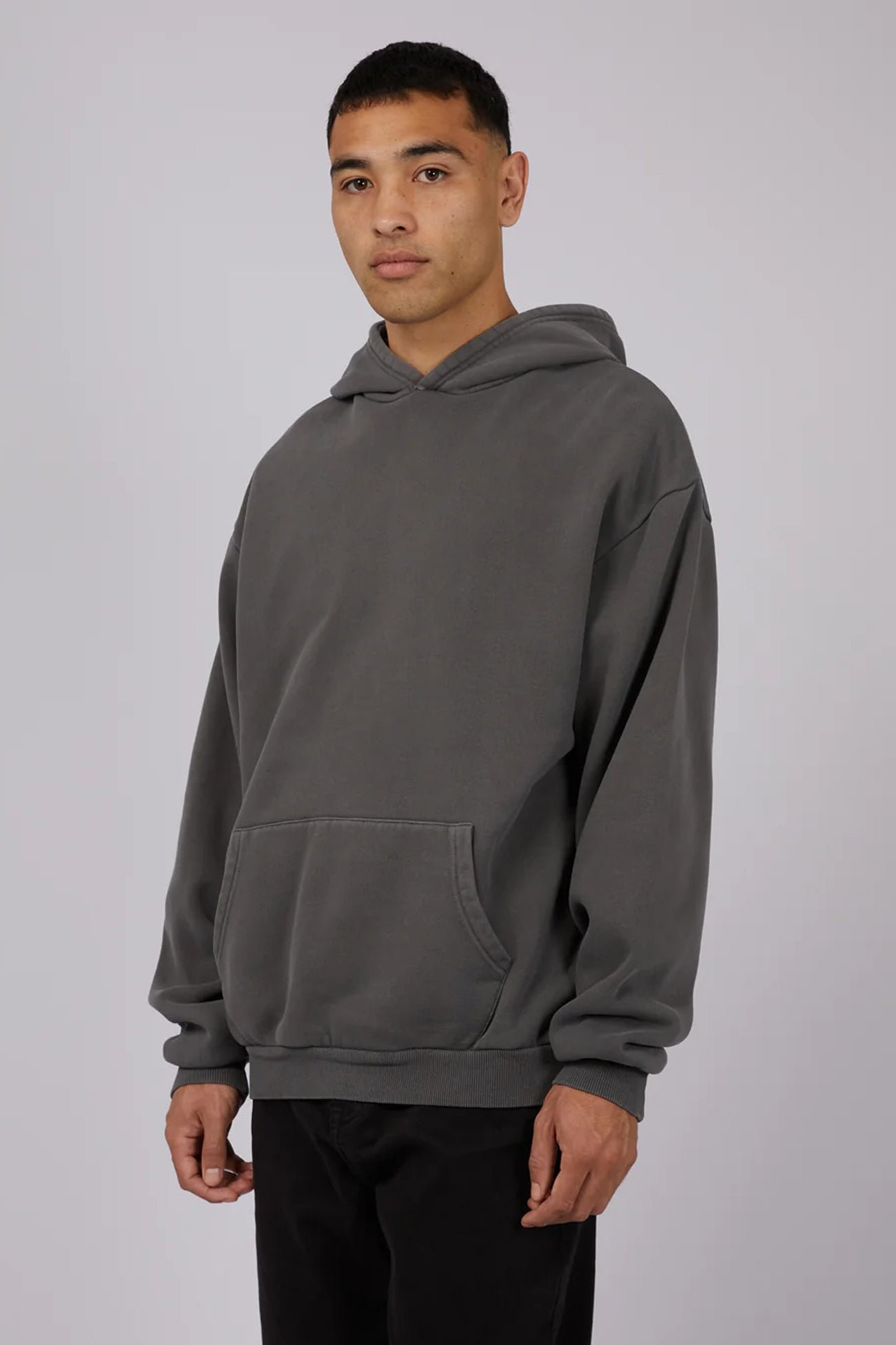 Box Hoodie Coal