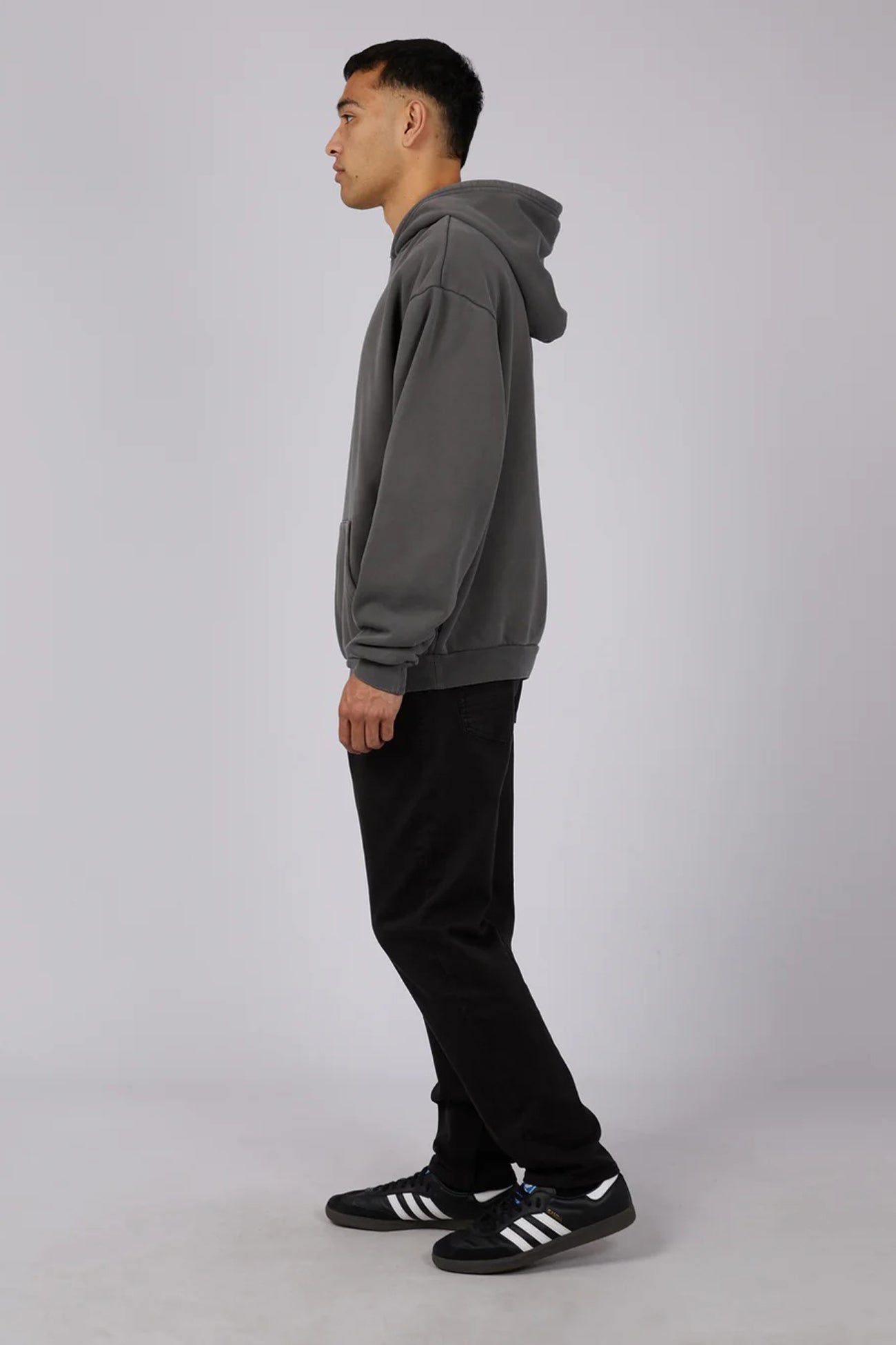 Box Hoodie Coal