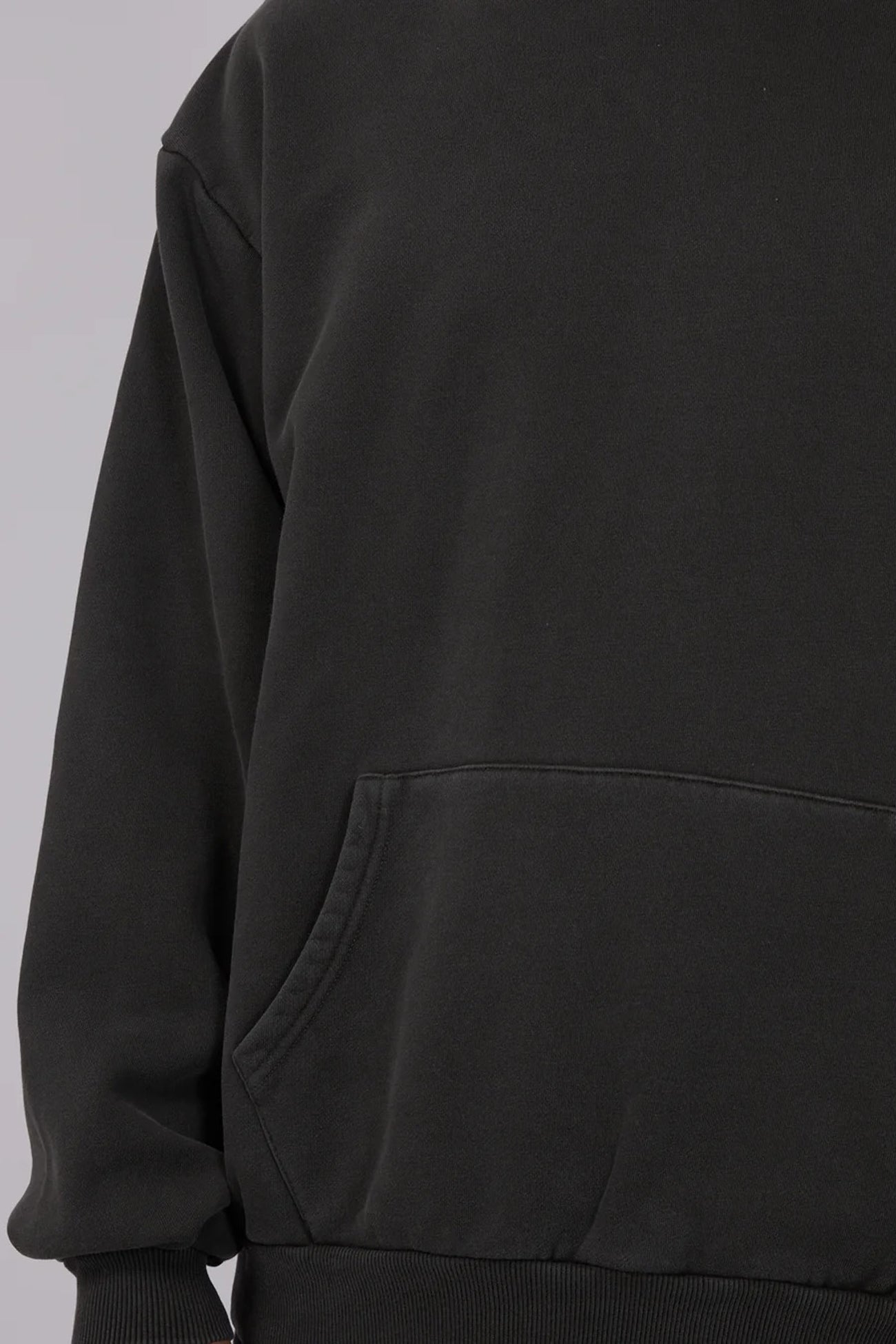 Box Hoodie Washed Black