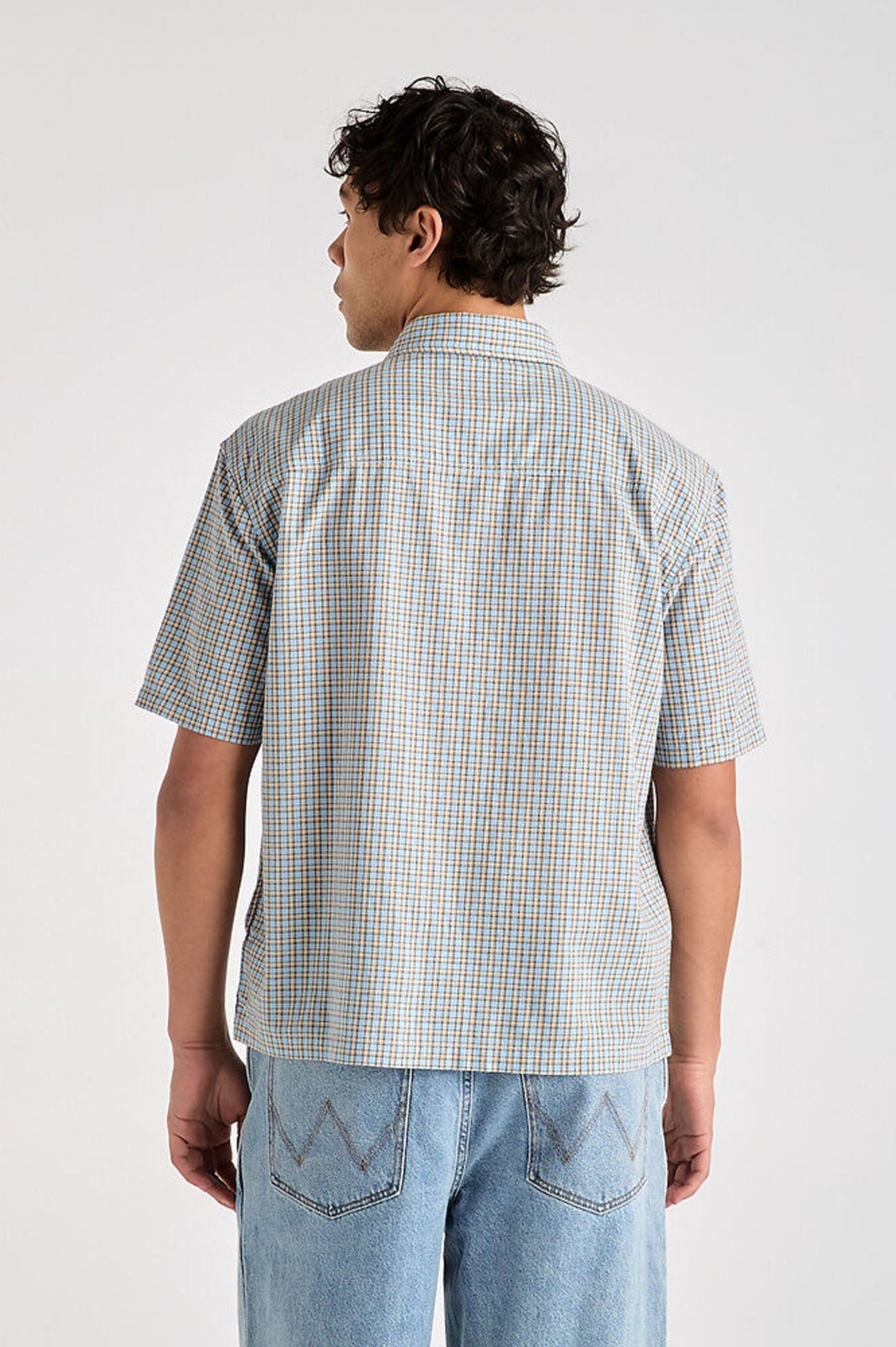 Boxcar Shirt Blue Check