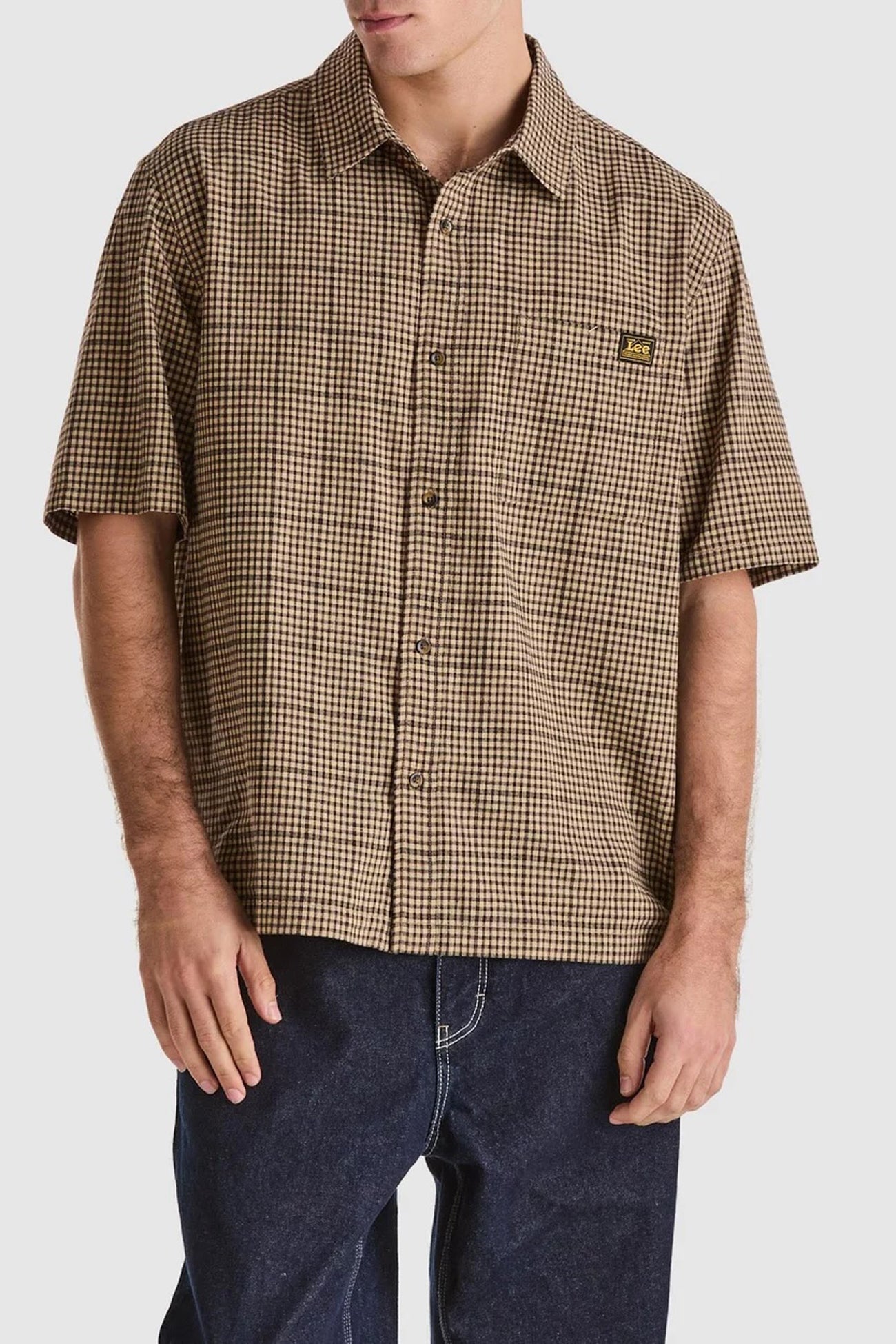 Boxcutter Shirt Sand Check