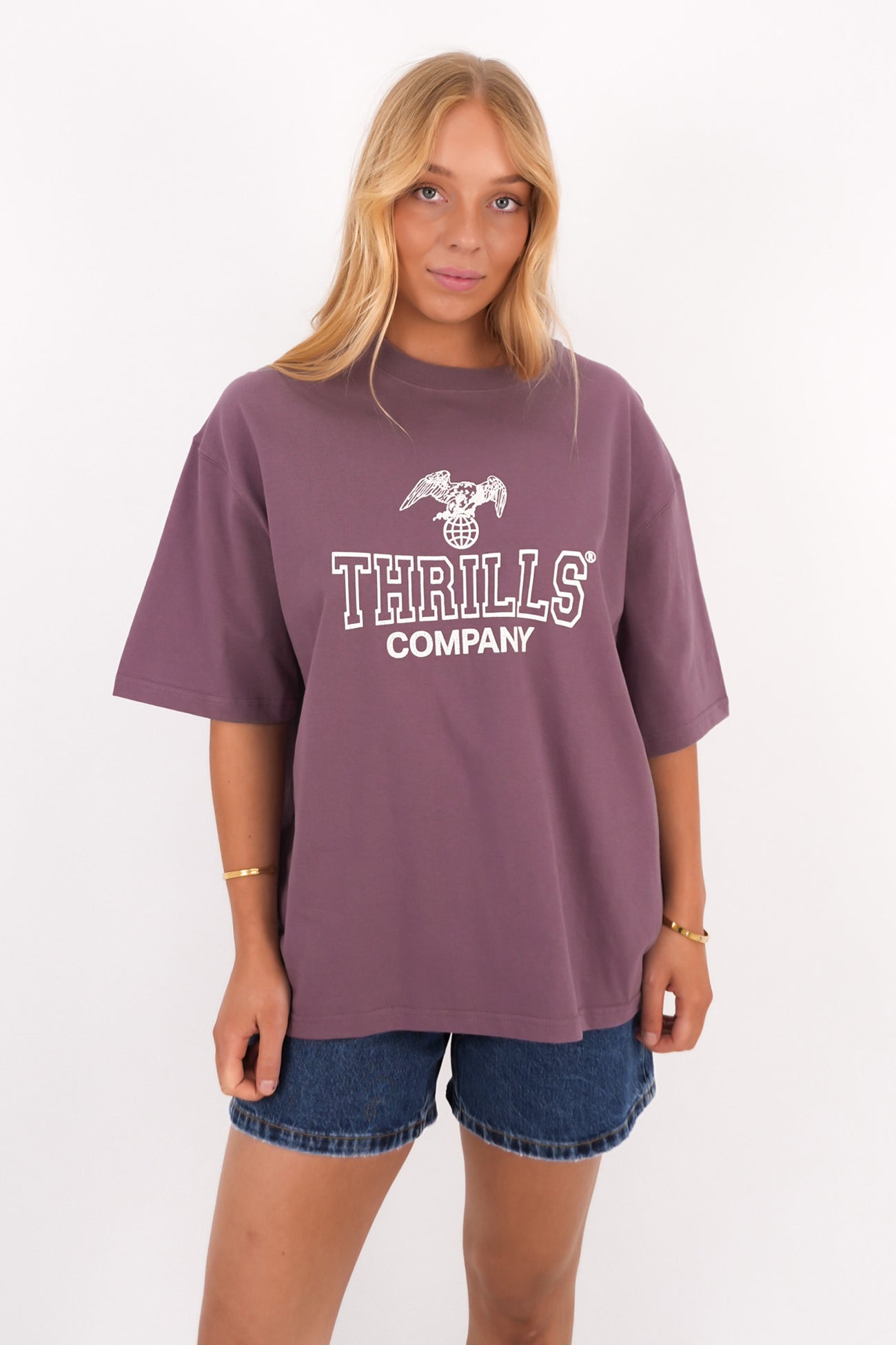 Break Point Oversized Tee Vintage Mauve