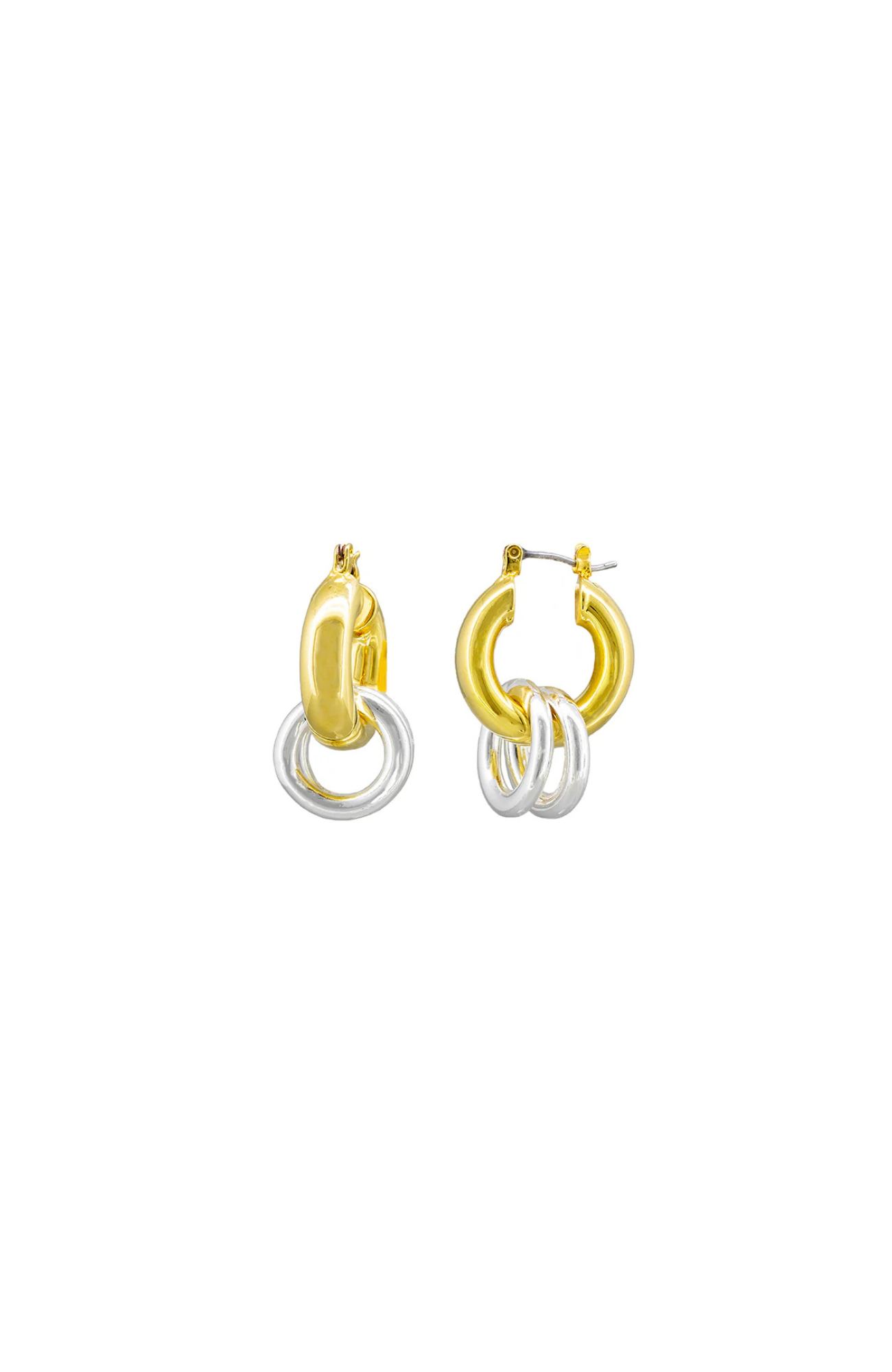 Brida Earrings Gold Silver