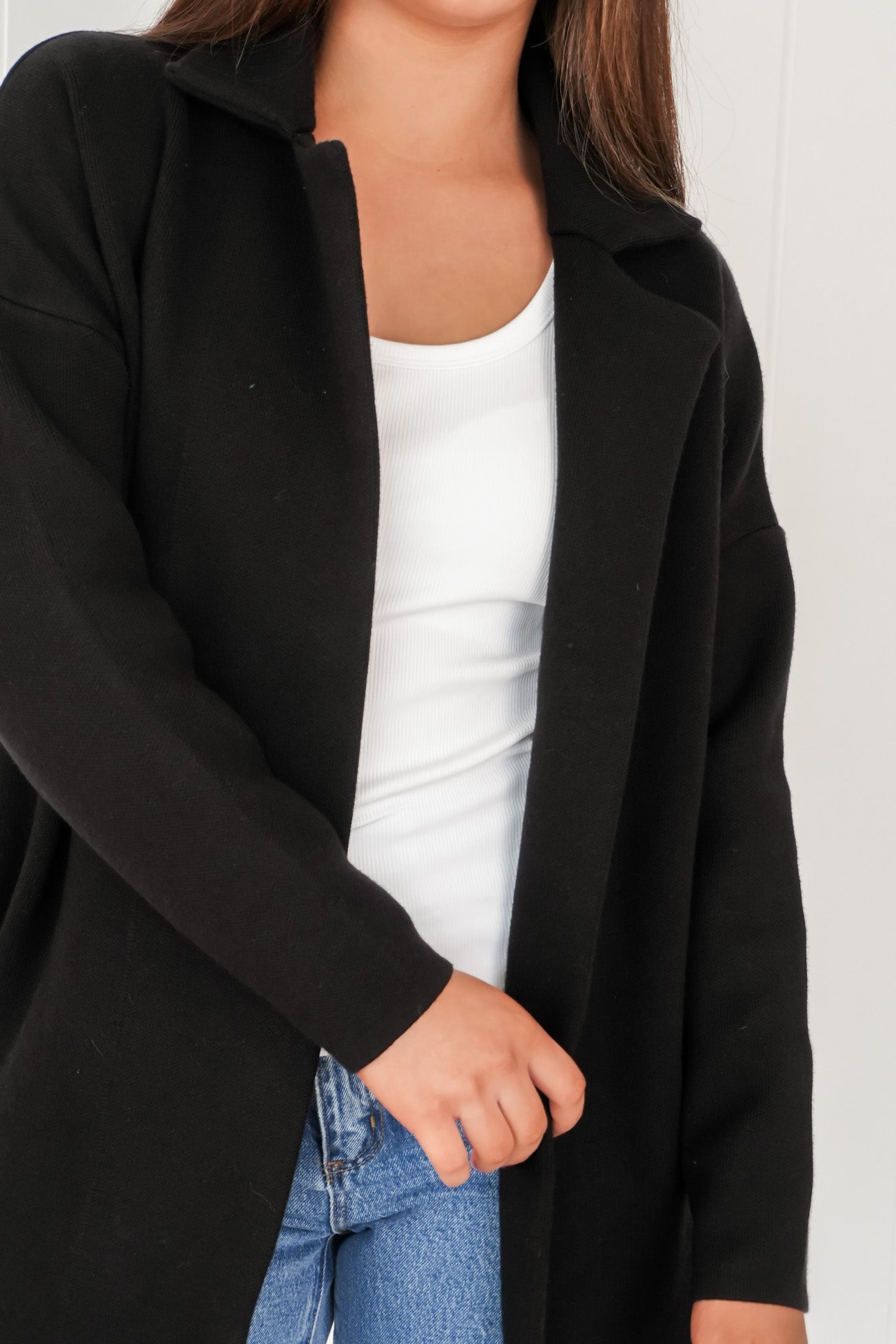 Bristol Coatigan Black