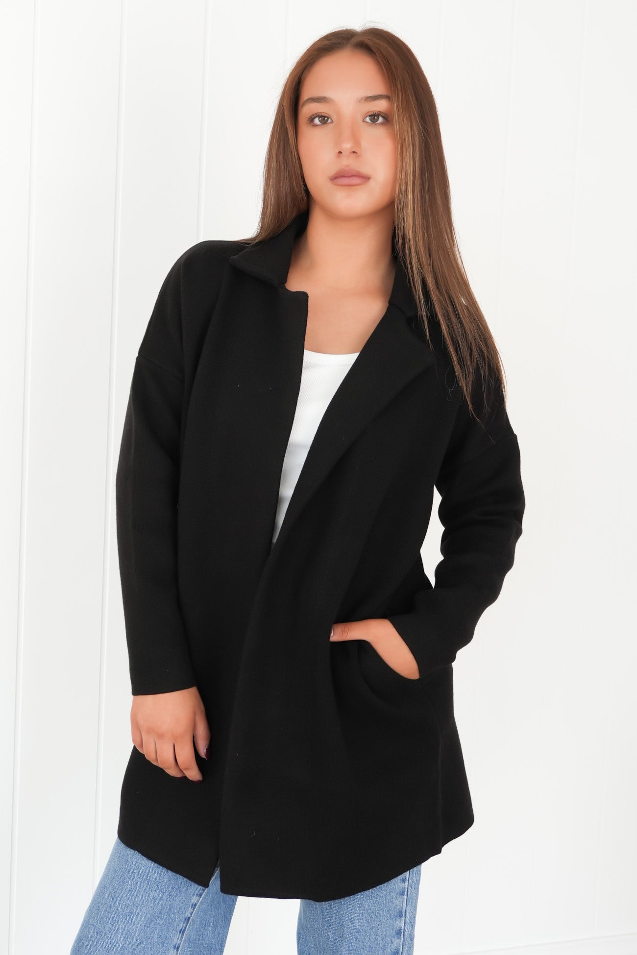 Bristol Coatigan Black