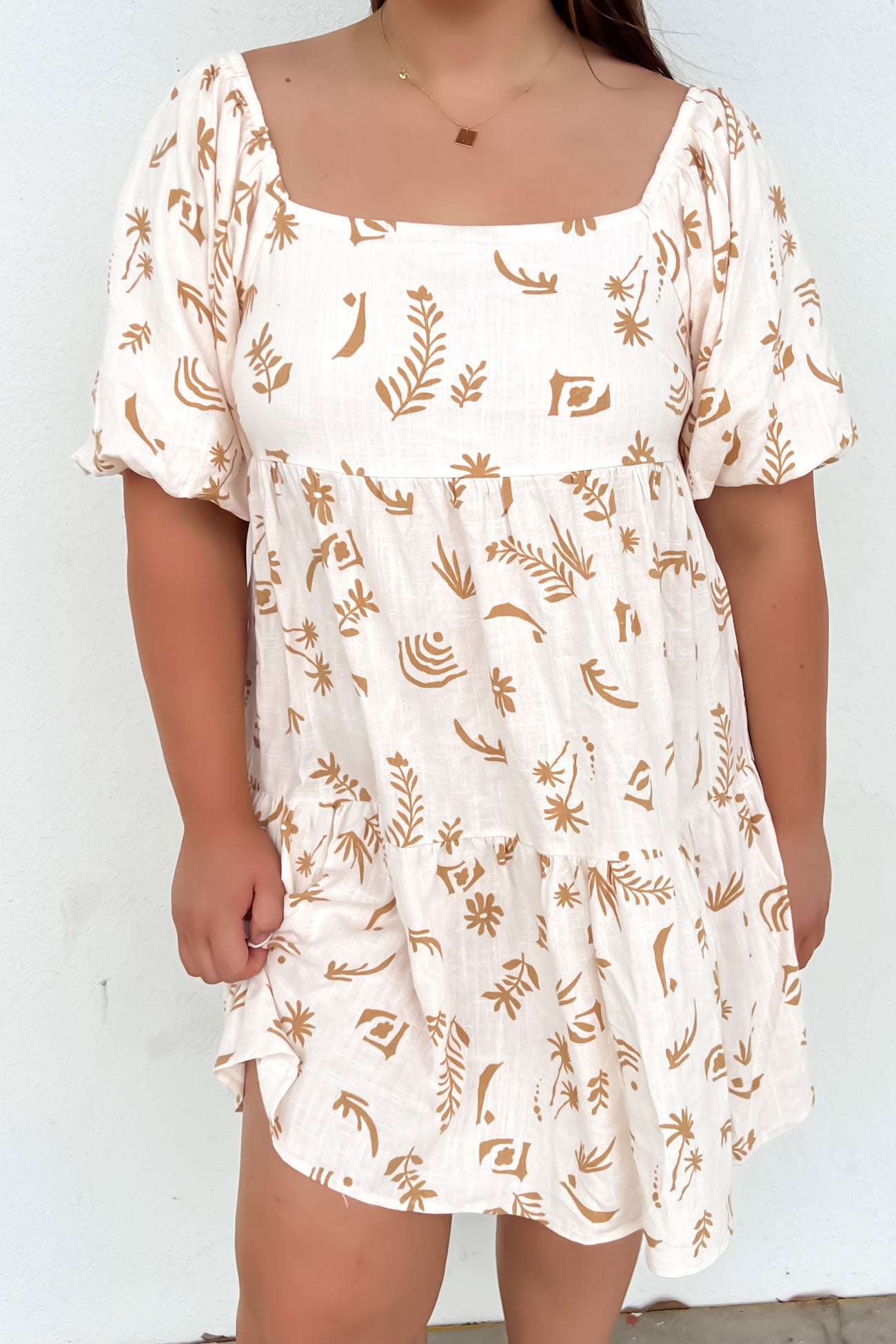 Bronte Mini Dress Cream