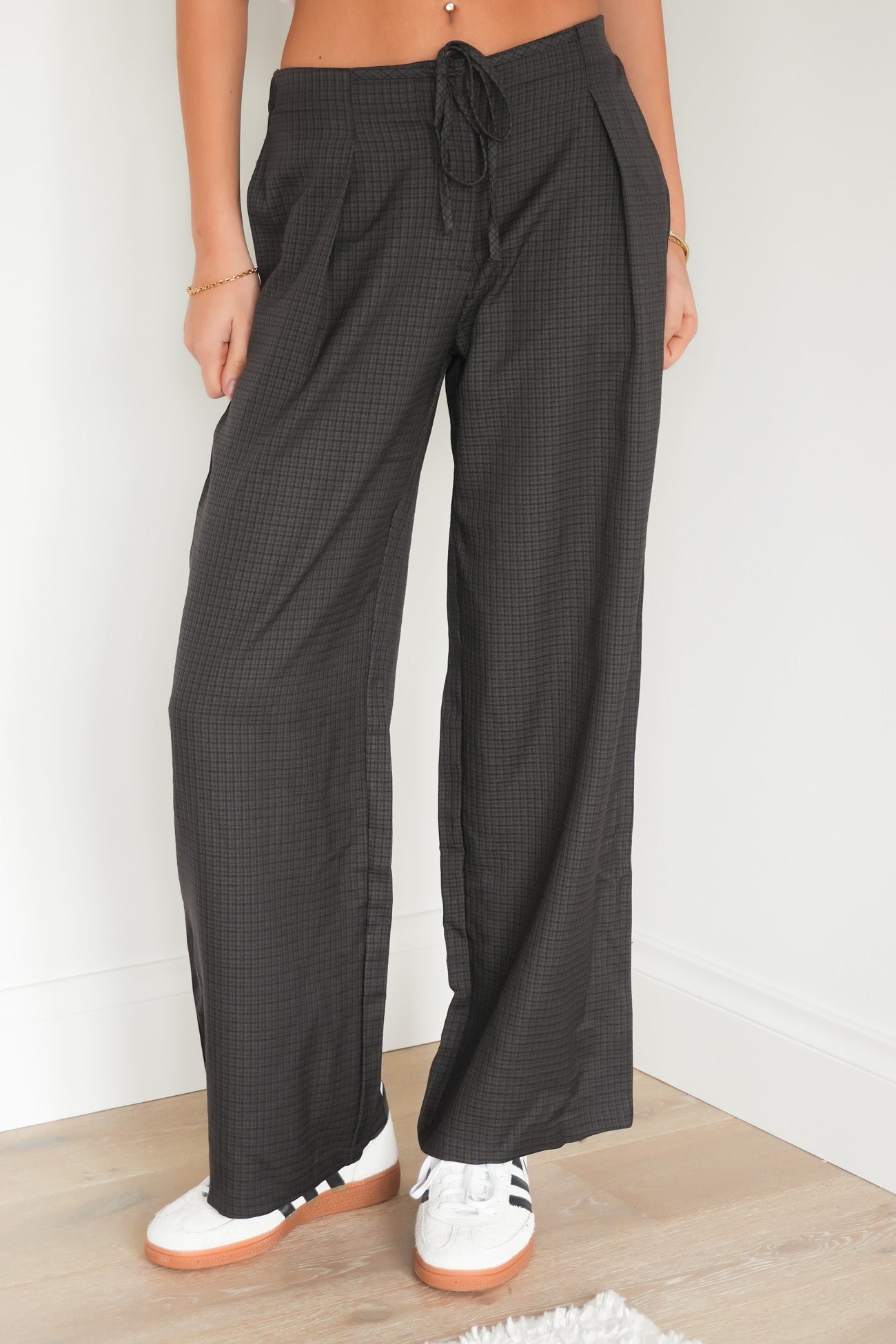Brylee Pant Grey Check