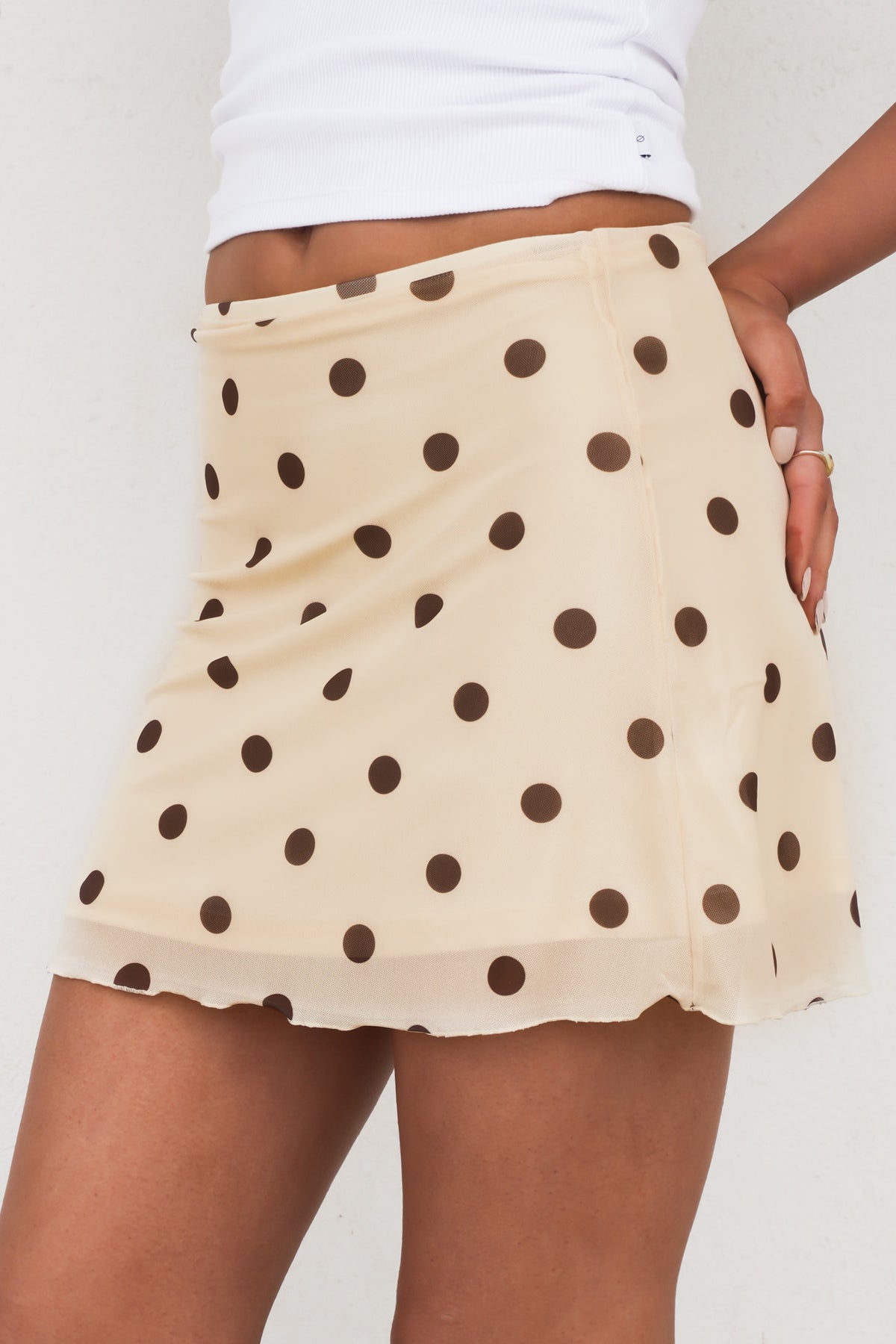 Cali Mini Skirt Yellow
