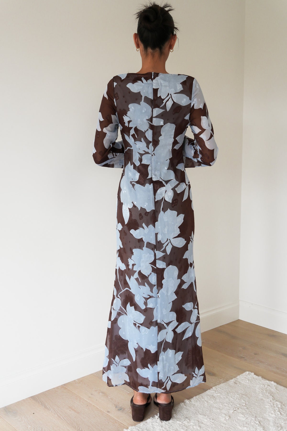 Camilla Maxi Dress Blue Chocolate Floral
