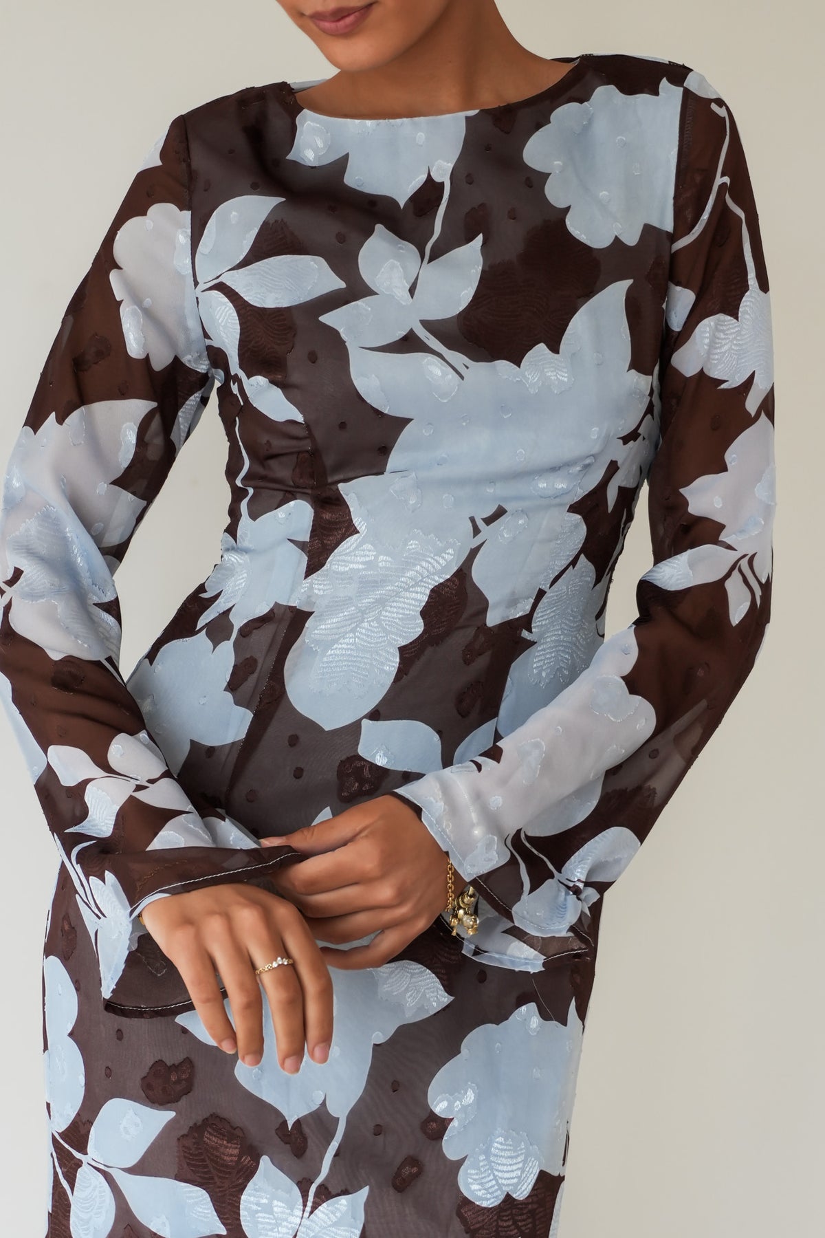 Camilla Maxi Dress Blue Chocolate Floral