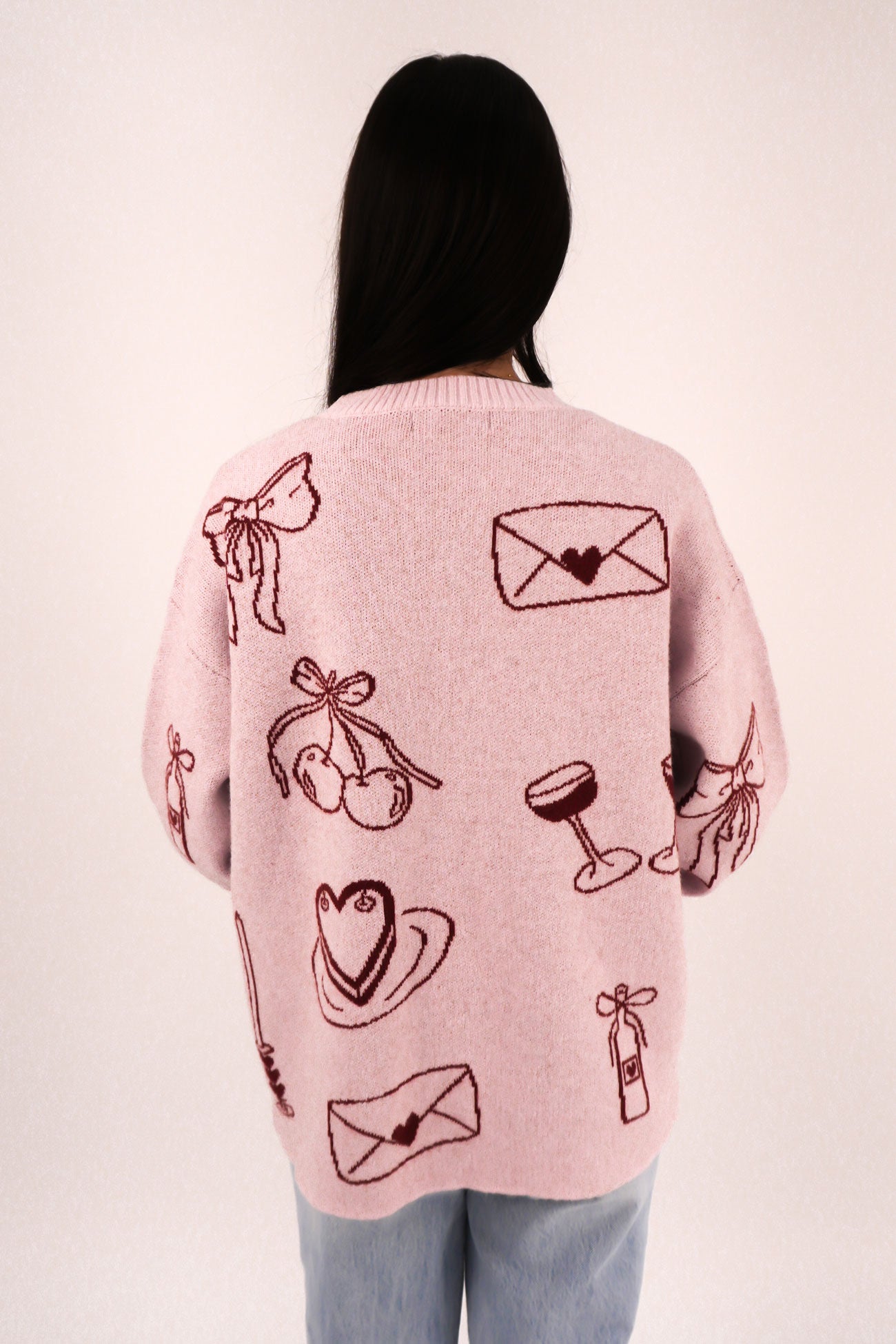 Candace Knit Jumper Pink