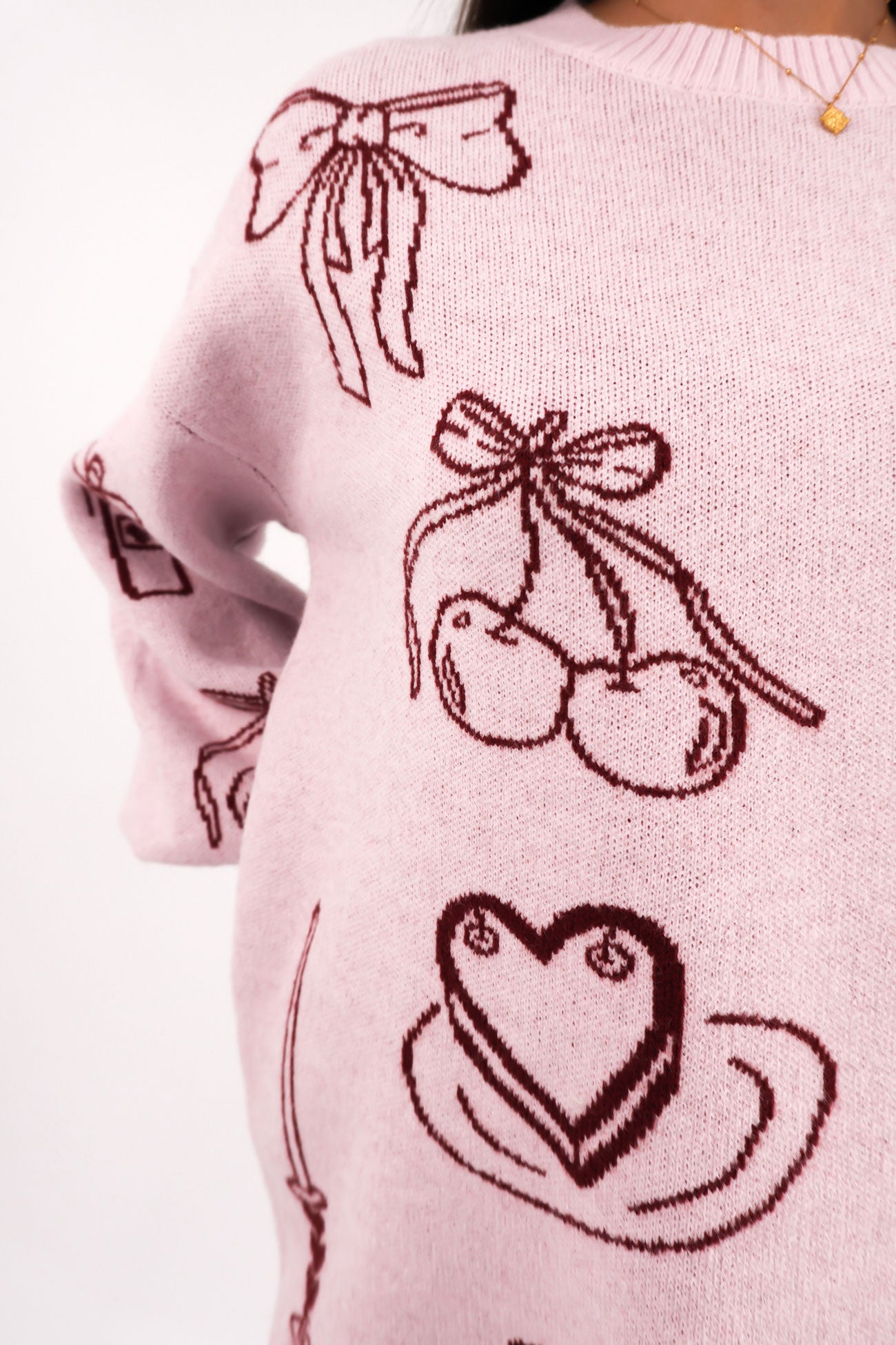 Candace Knit Jumper Pink