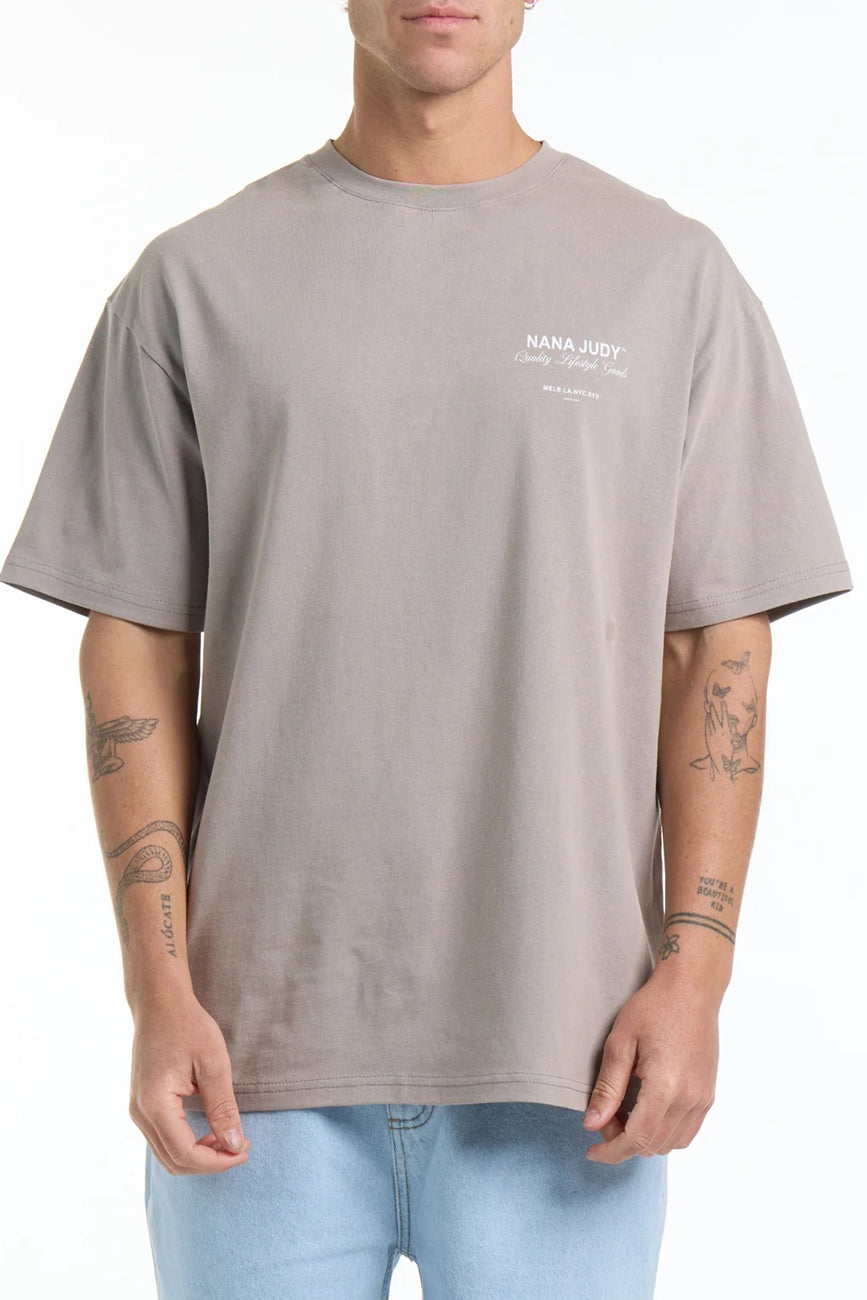 Cannes T-Shirt Enzyme Grey