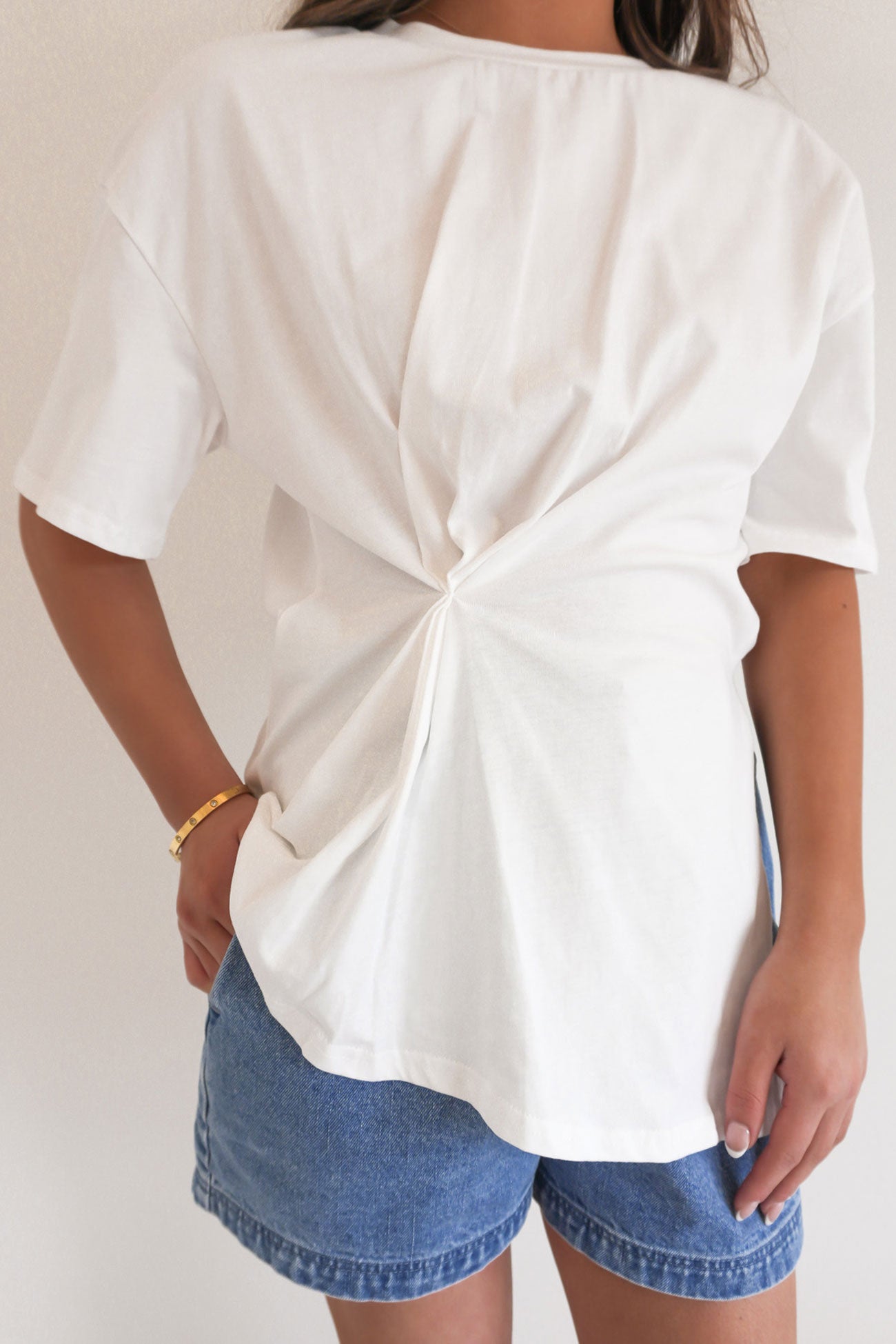 Canterbury Tuck Tee White
